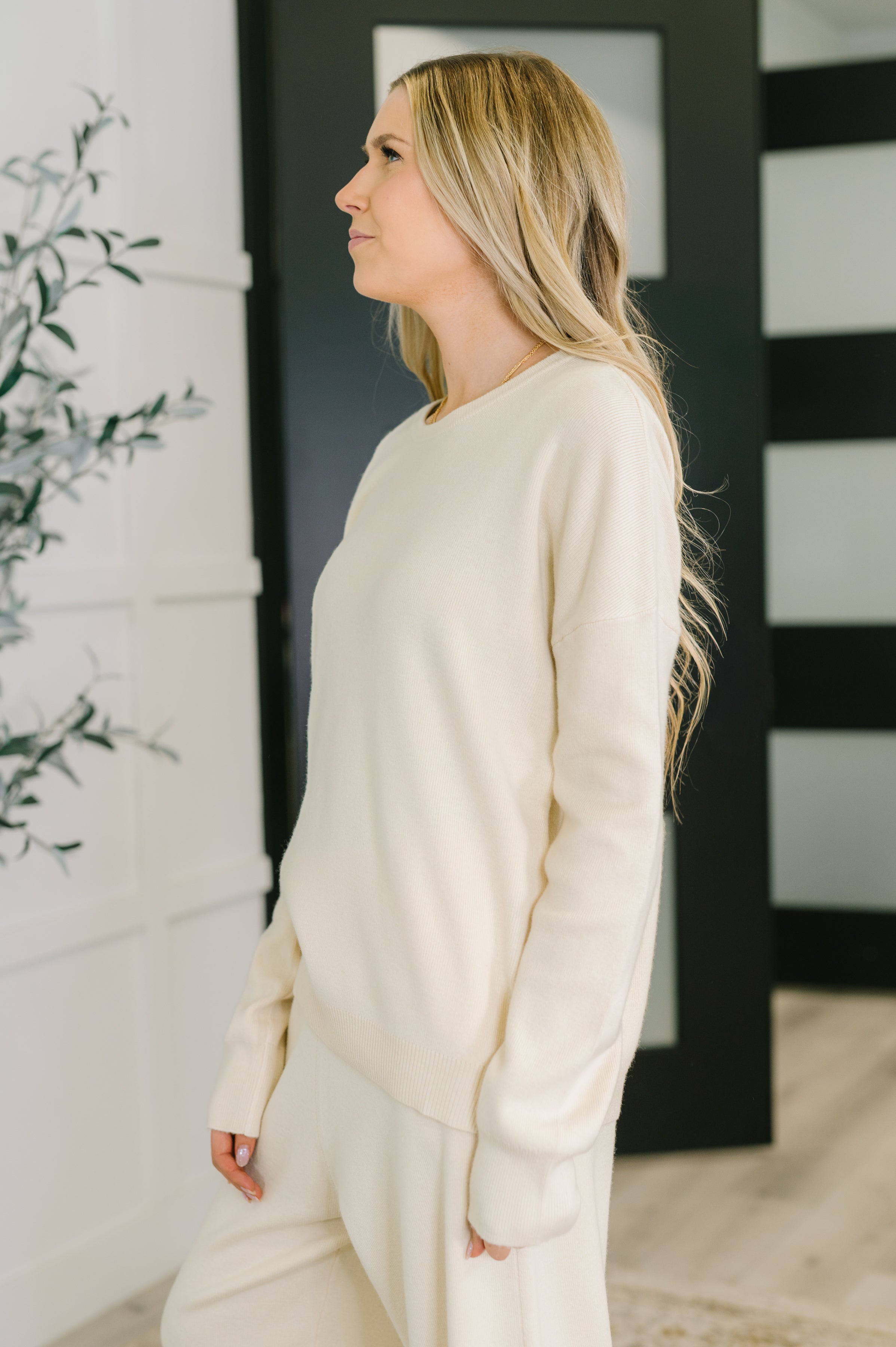 Clove Cozy Sweater in Oat