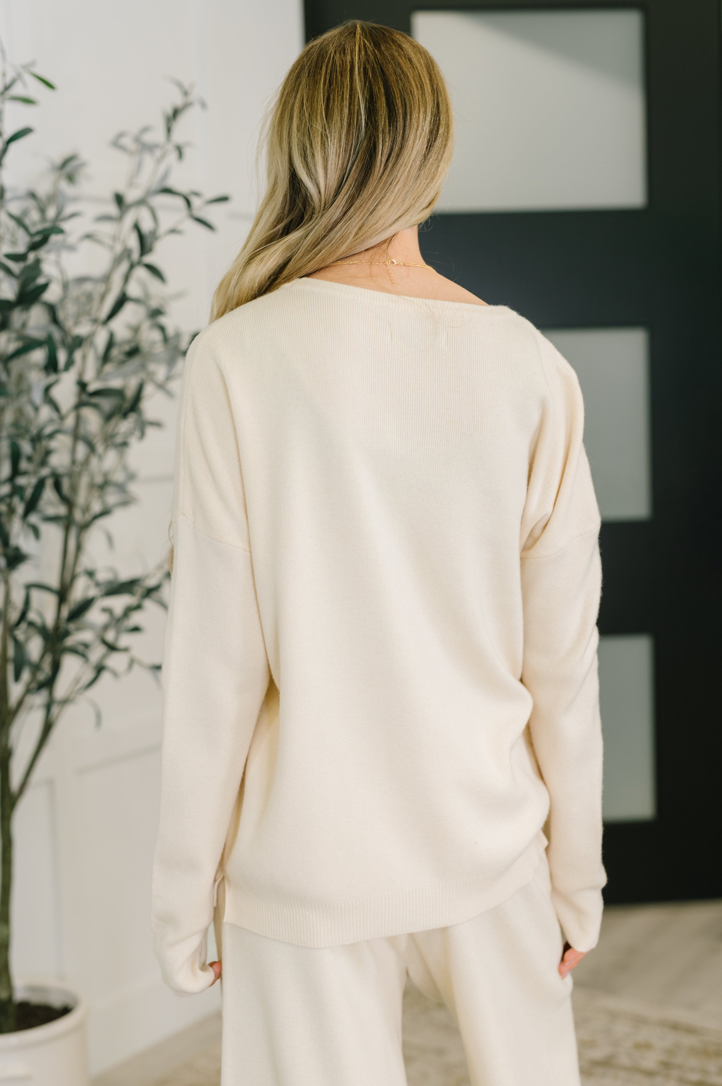 Clove Cozy Sweater in Oat