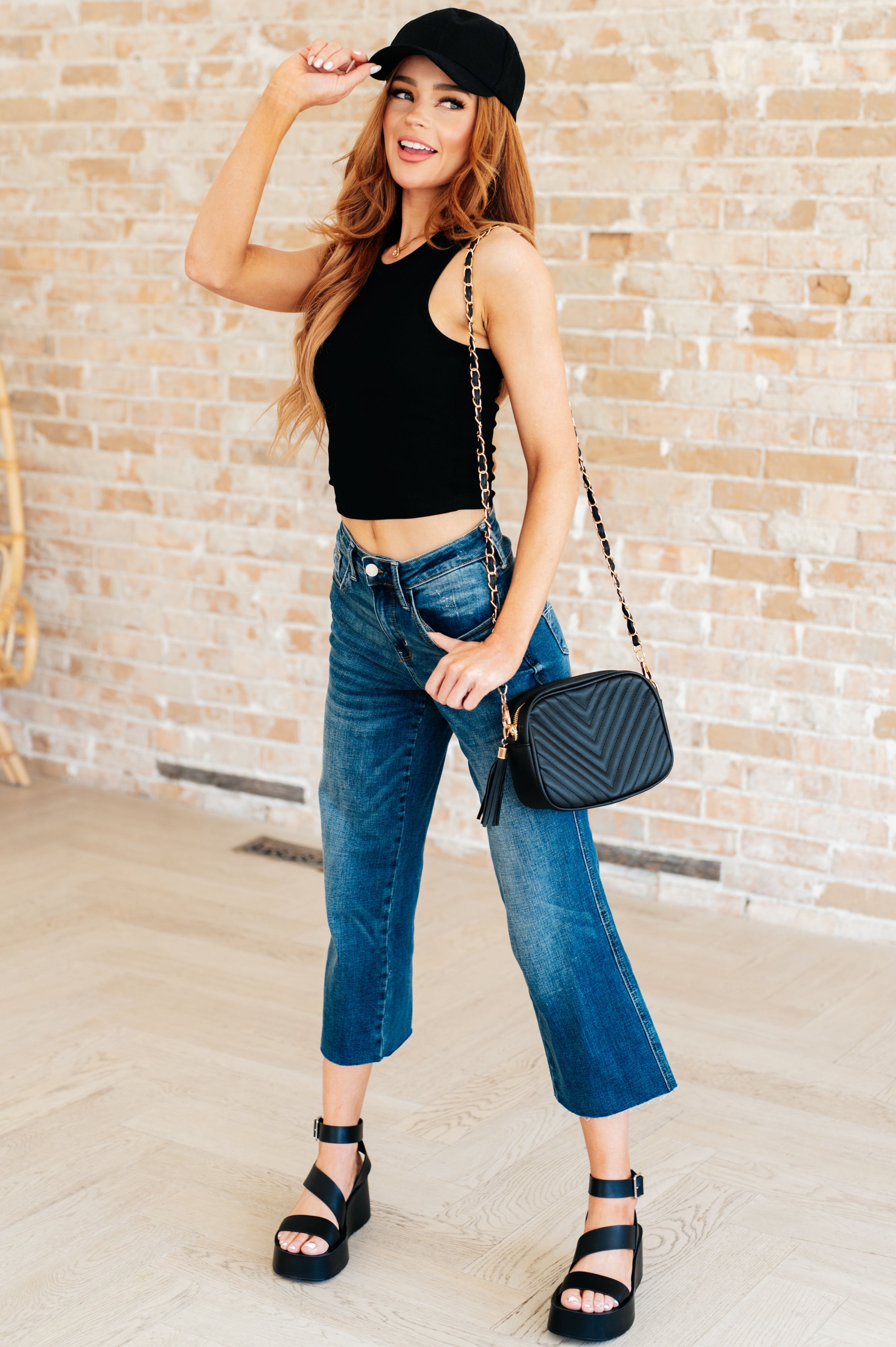 Basic Babe Ball Cap in Black Accessories Ave Shops
