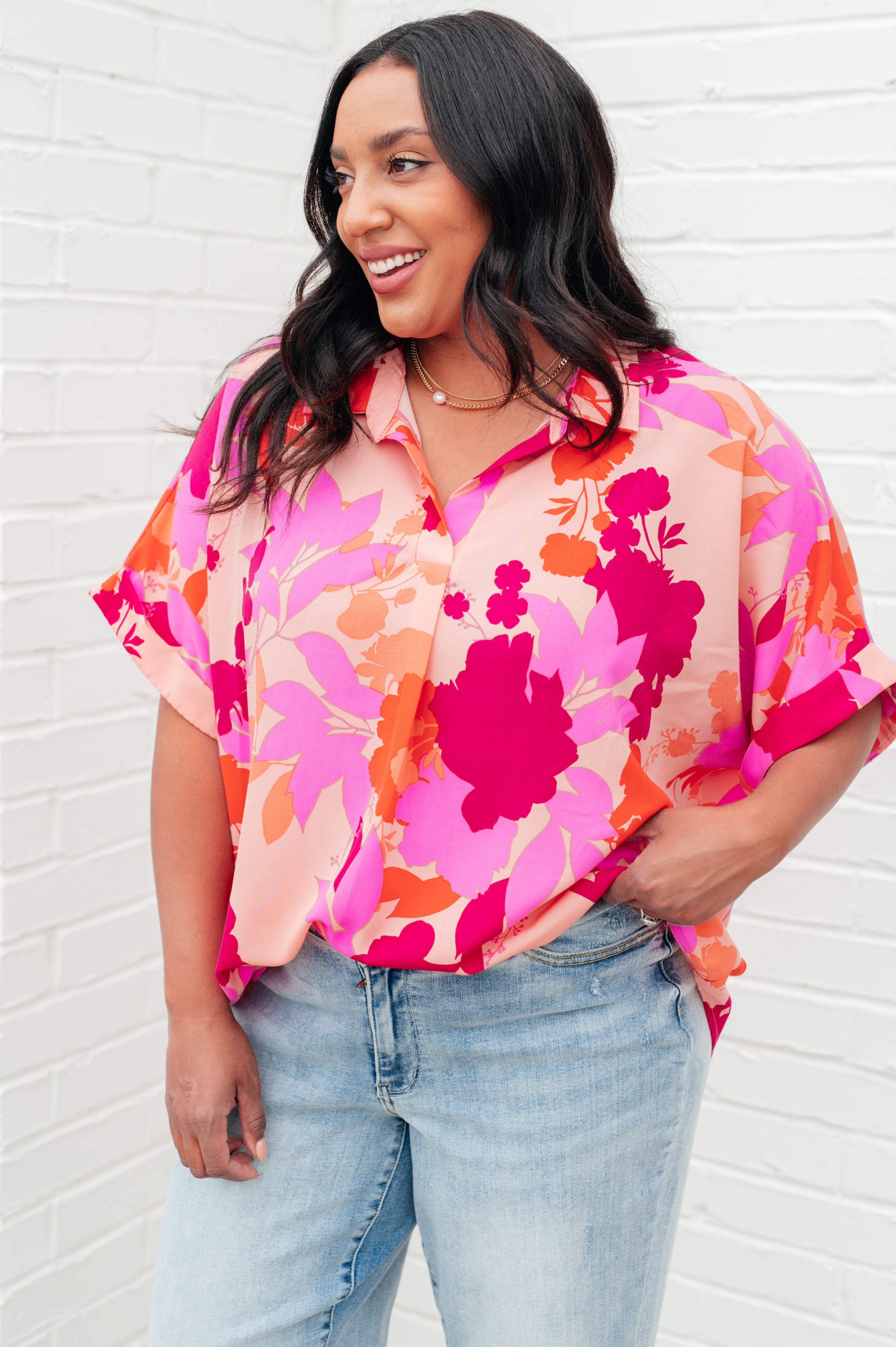 Hazy Cosmic Jive Relaxed Blouse Tops Ave Shops   