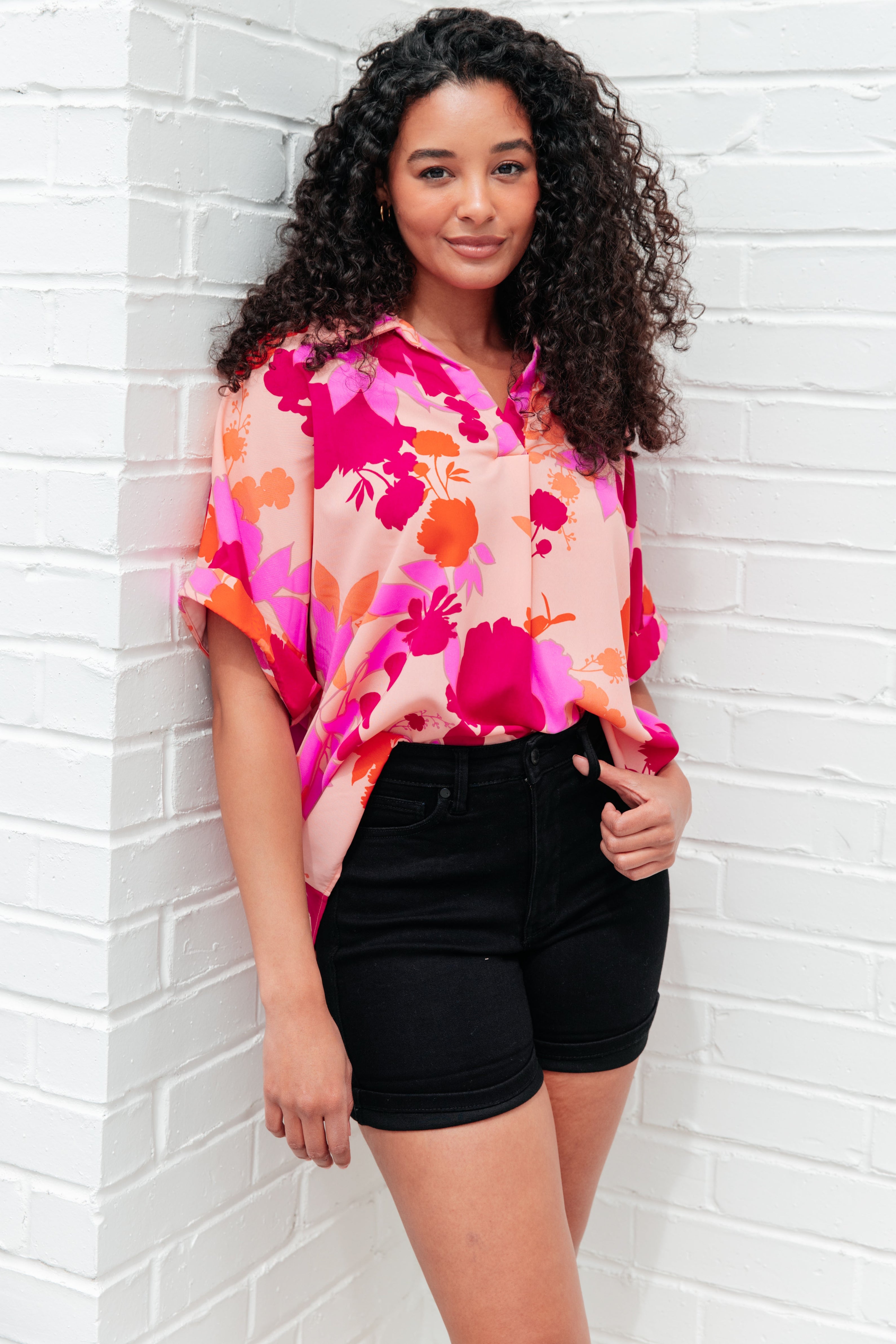 Hazy Cosmic Jive Relaxed Blouse Tops Ave Shops   