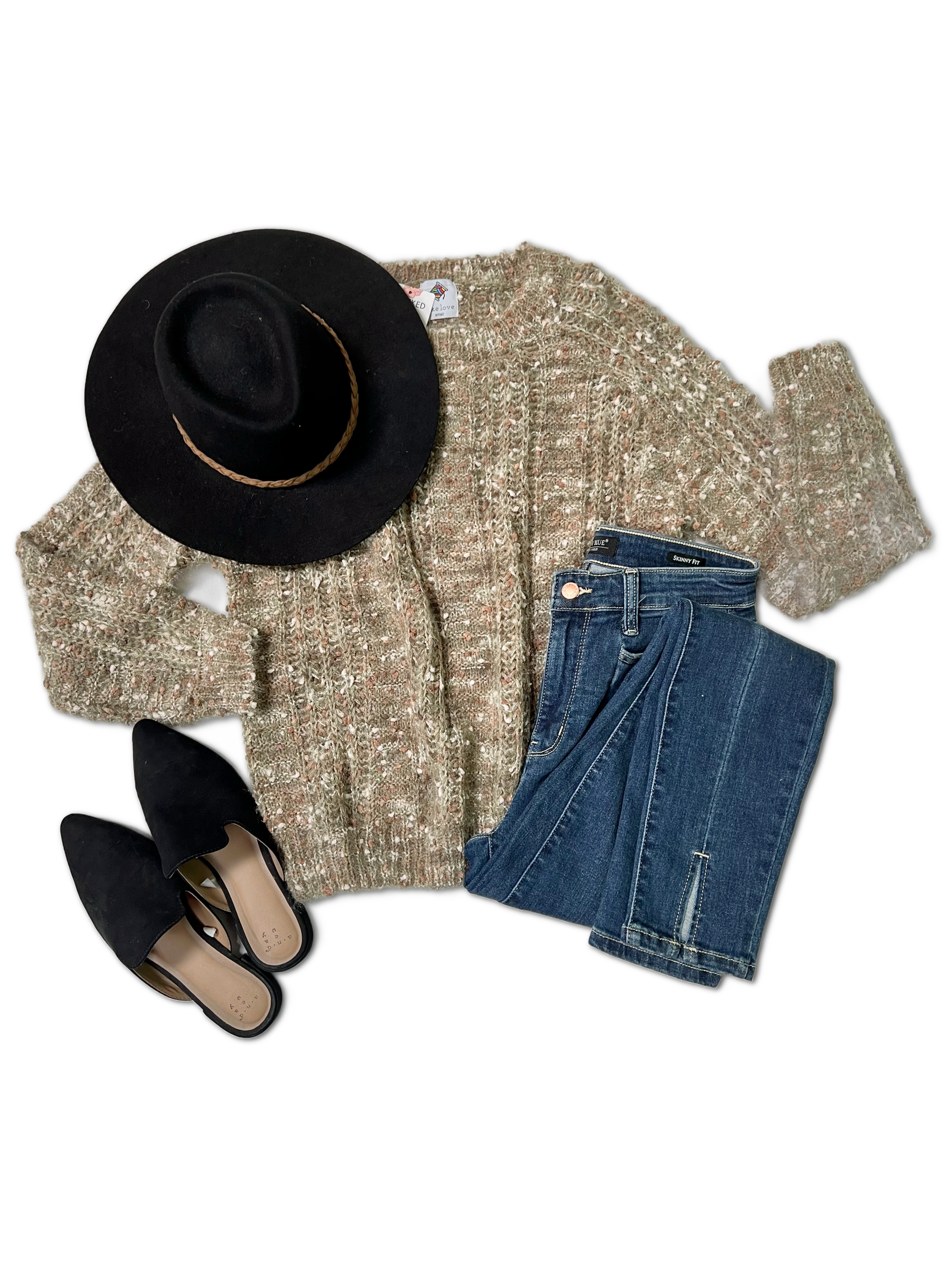 Stunner In Green Sweater  OOTD Boutique Simplified   