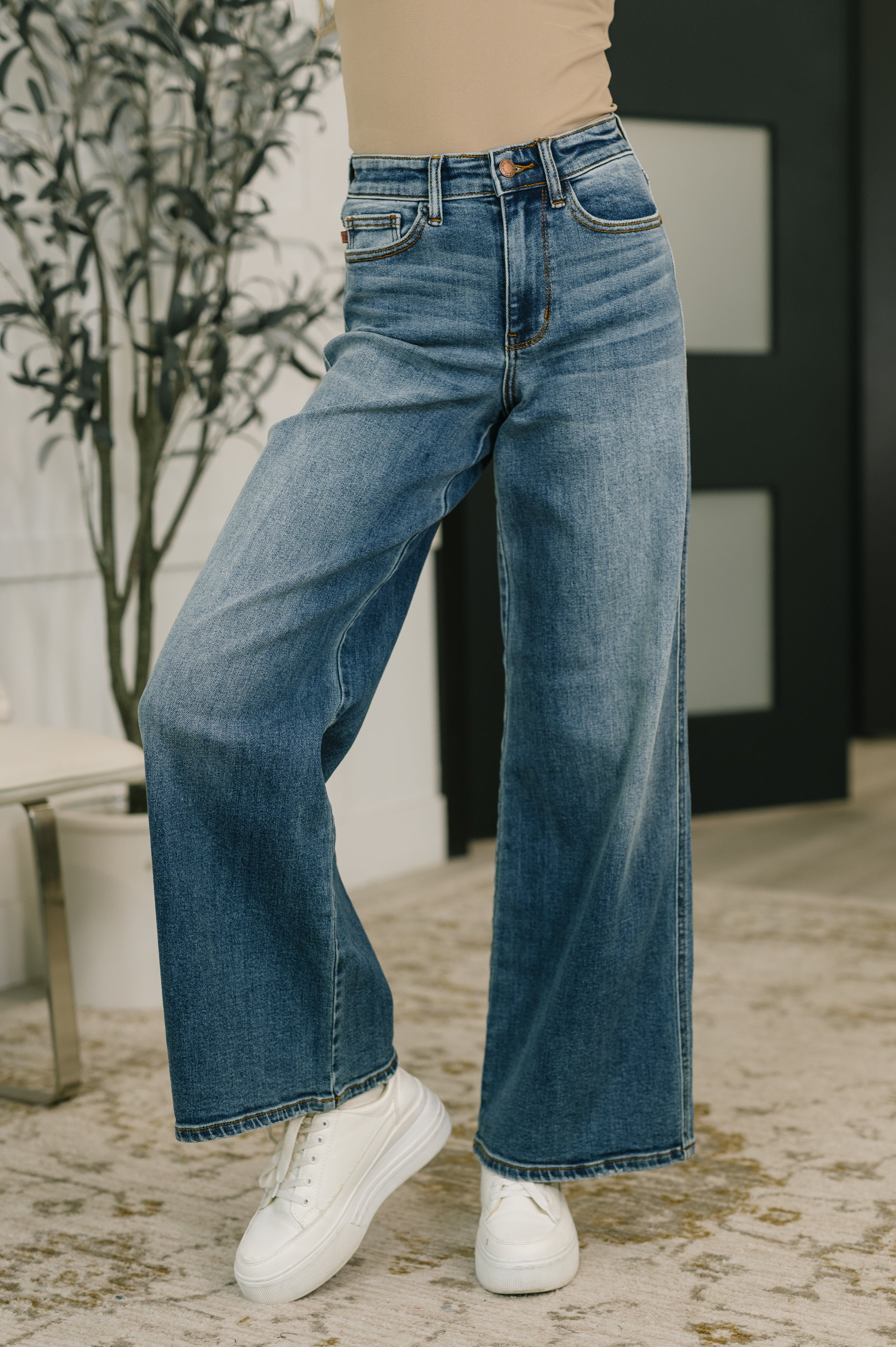 Judy Blue Shayla High Waist Retro Wide