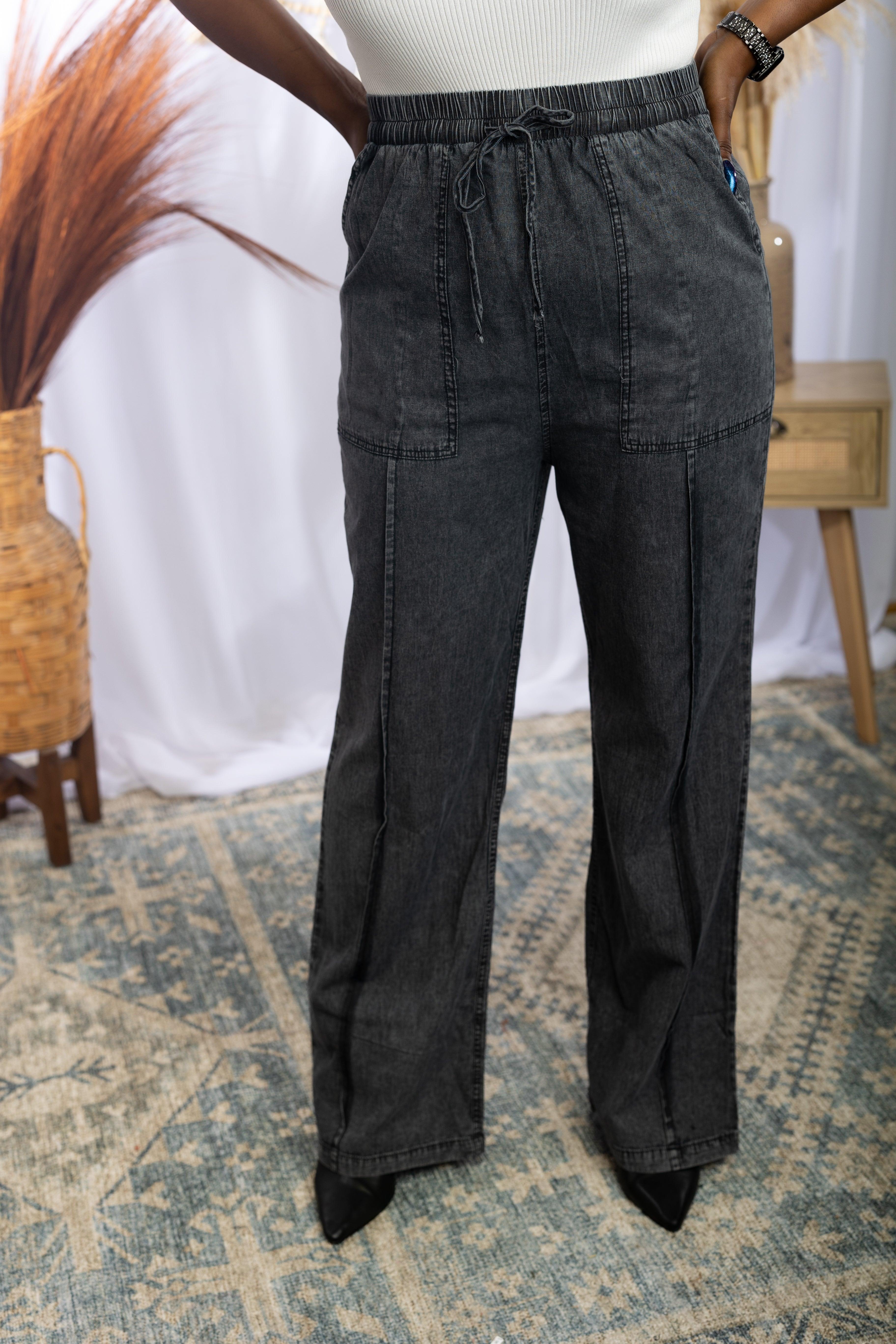 Relax & Unwind - Chambray Pants Giftmas Boutique Simplified   