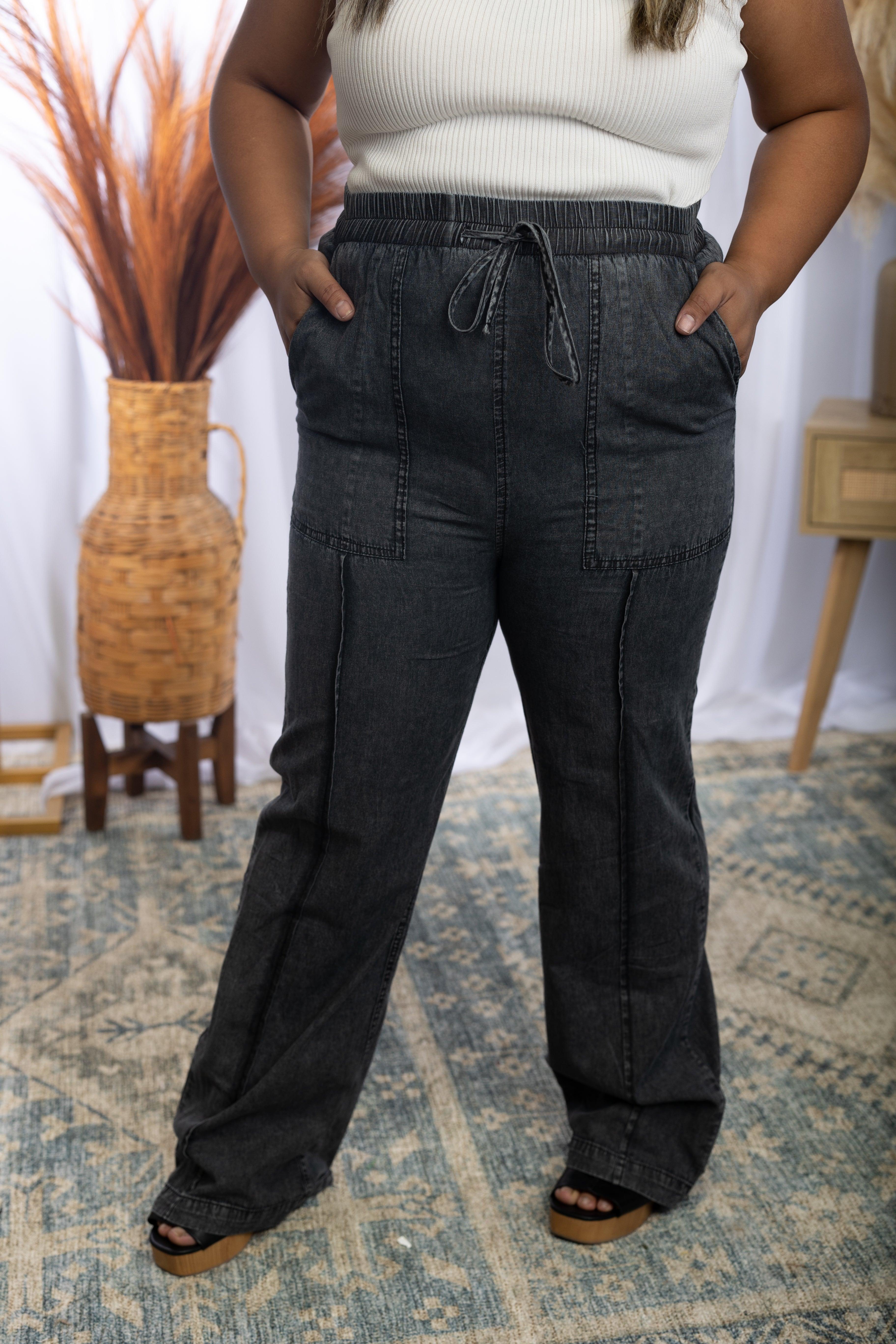 Relax & Unwind - Chambray Pants Giftmas Boutique Simplified   