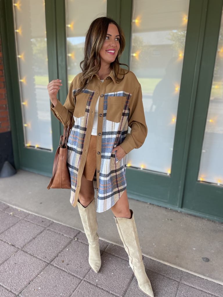 Durham Plaid Jacket in Two Colors