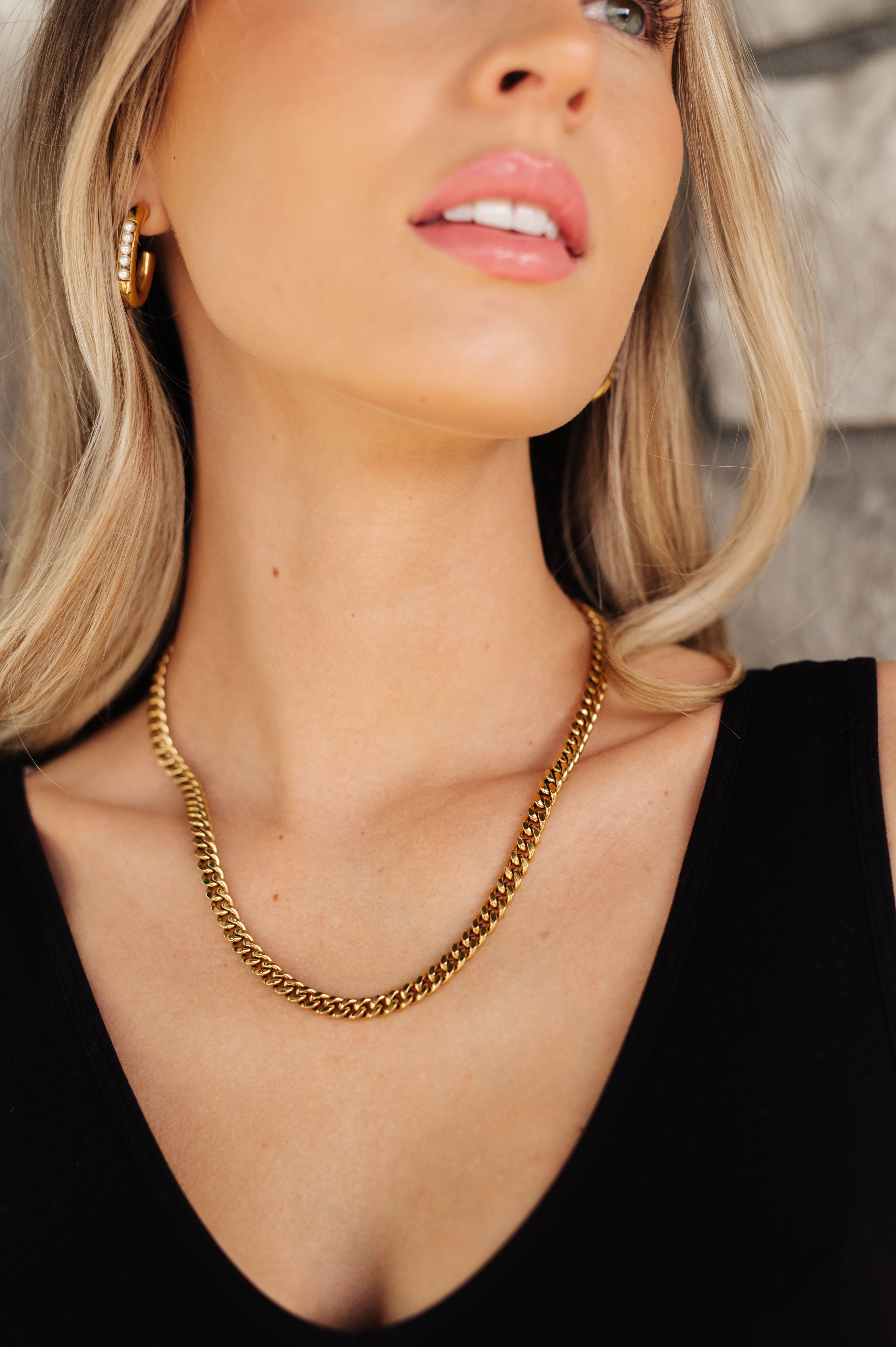 Chain Reaction Gold Plated Choker Womens Ave Shops   