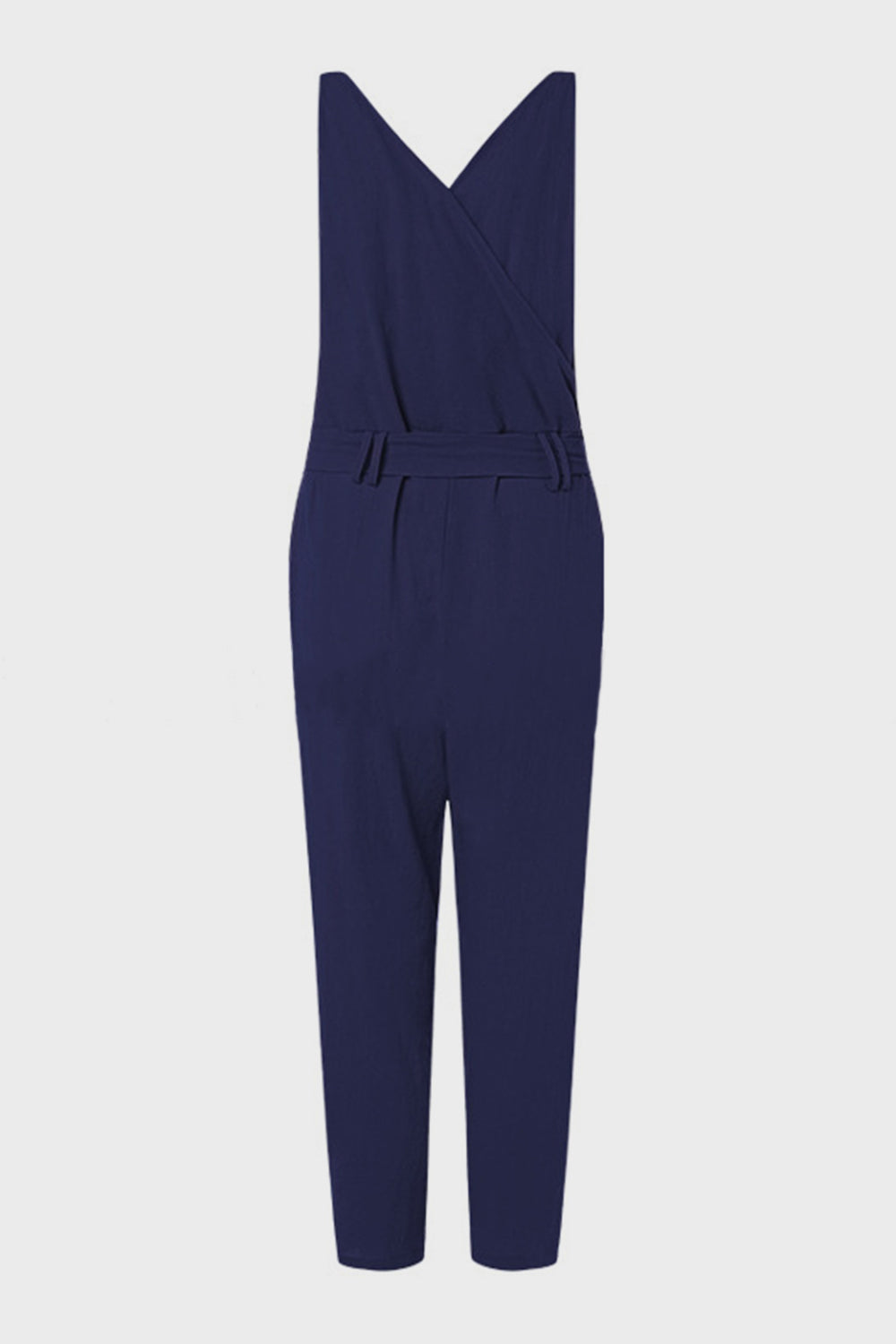 Full Size Surplice Sleeveless Jumpsuit Jumpsuits & Rompers Trendsi   