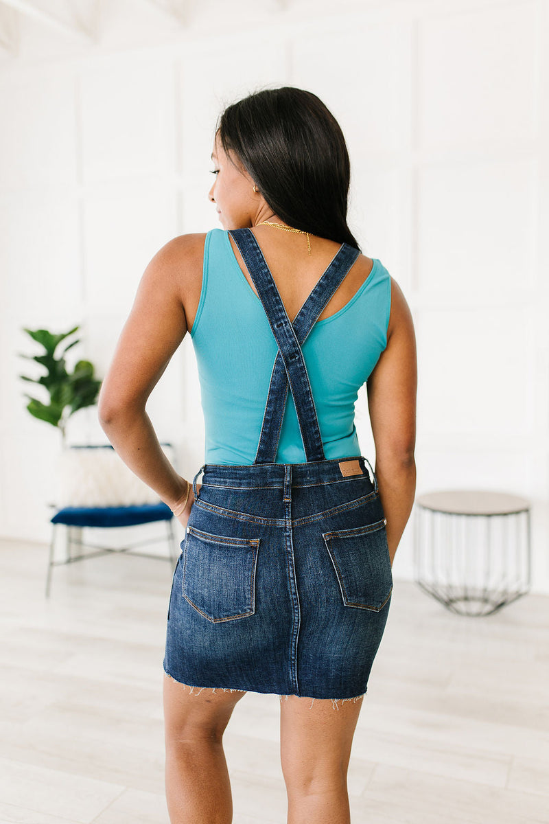 Agnes Denim Overall Dress - Judy Blue Womens Ave Shops   