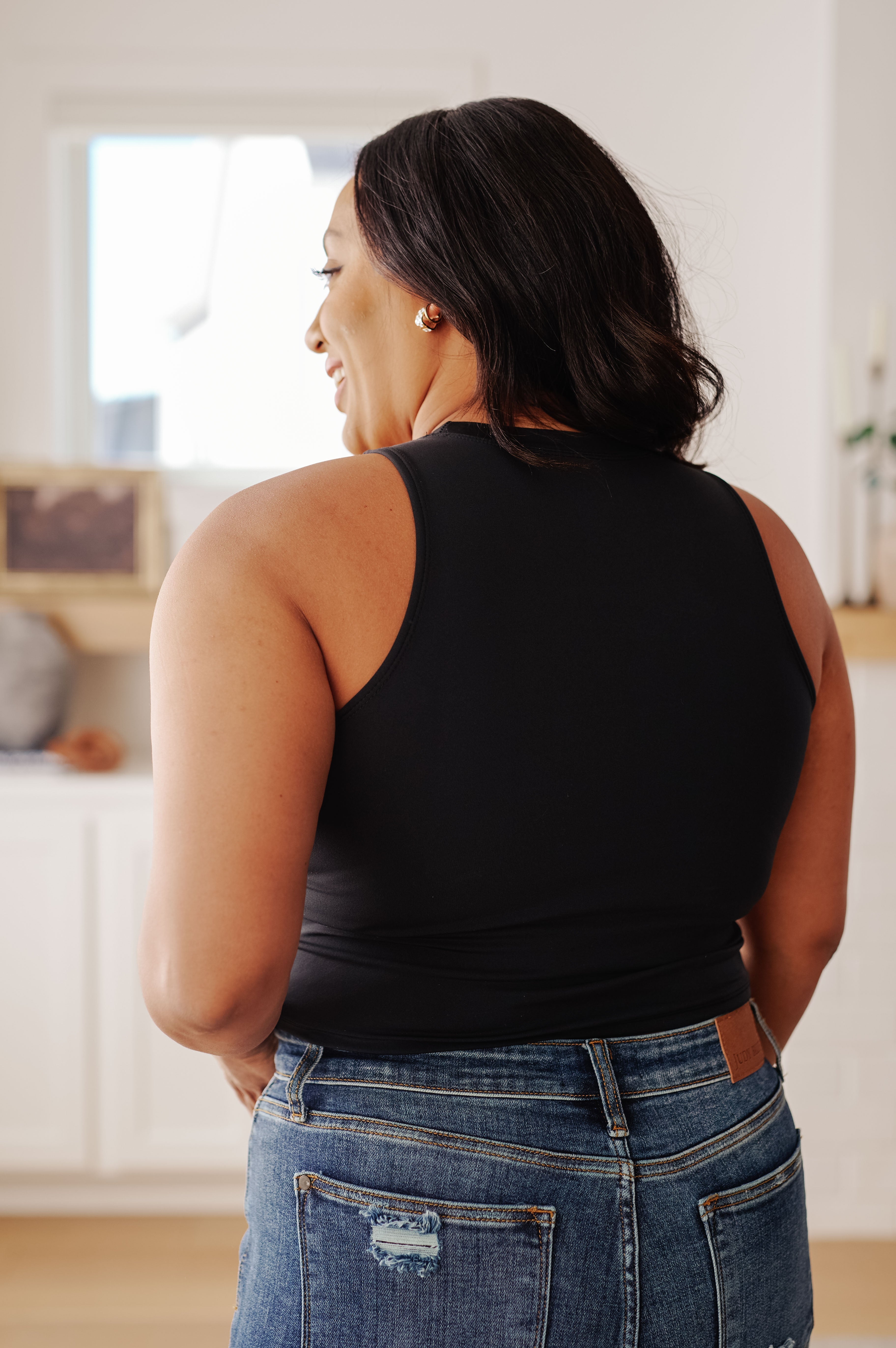 Yesterday's Crop Tank in Black Tops Ave Shops   