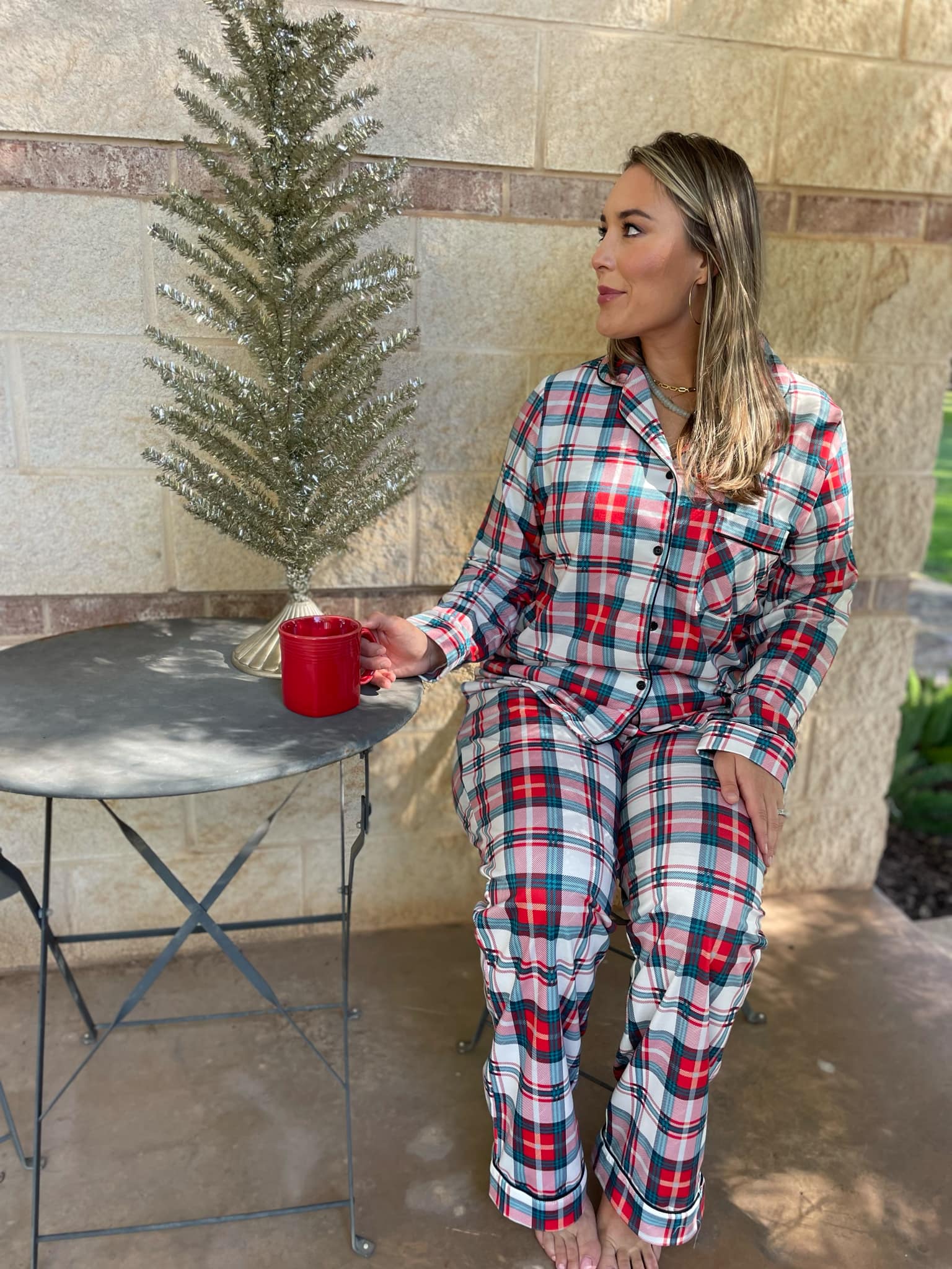 Holiday Plaid Pajama Set