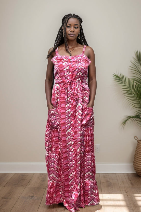 Abby Road - Hot Pink Maxi Dress  Boutique Simplified   