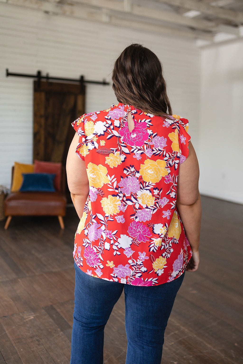 Among The Flowers Floral Top Tops Ave Shops   