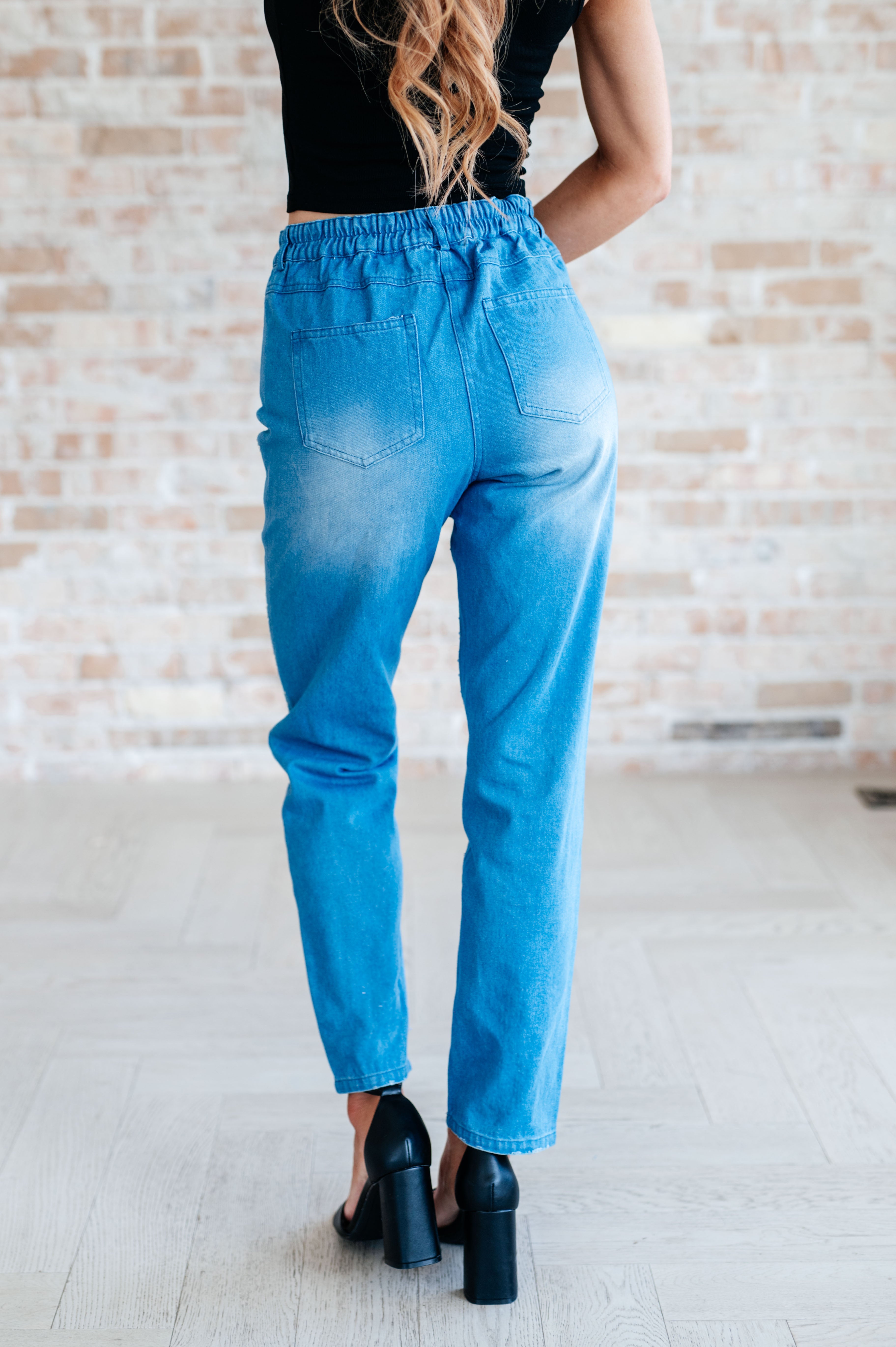 Beck and Call Rhinestone Pants Denim Ave Shops   