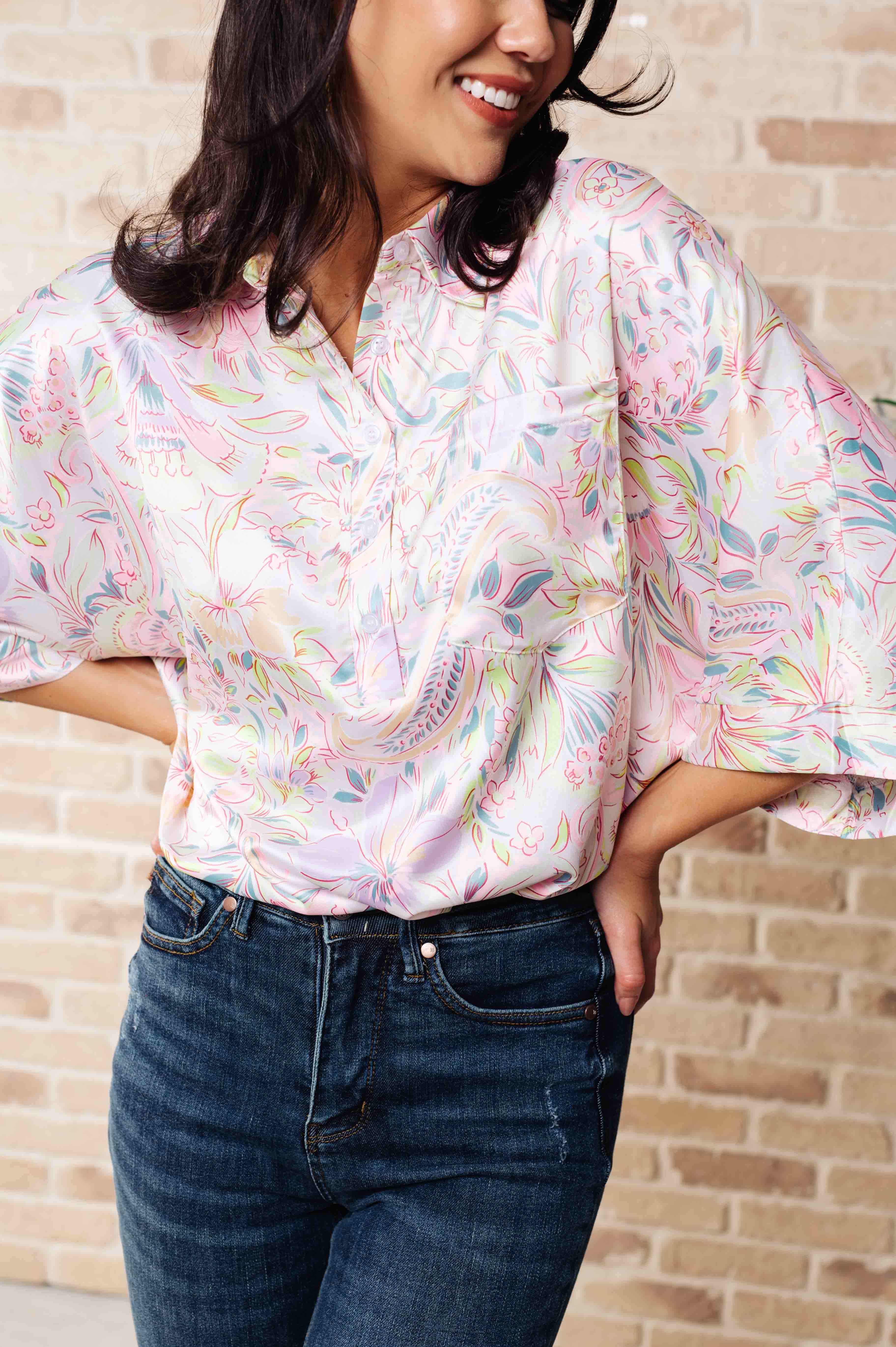 Blissful Botanicals Blouse Tops Ave Shops   