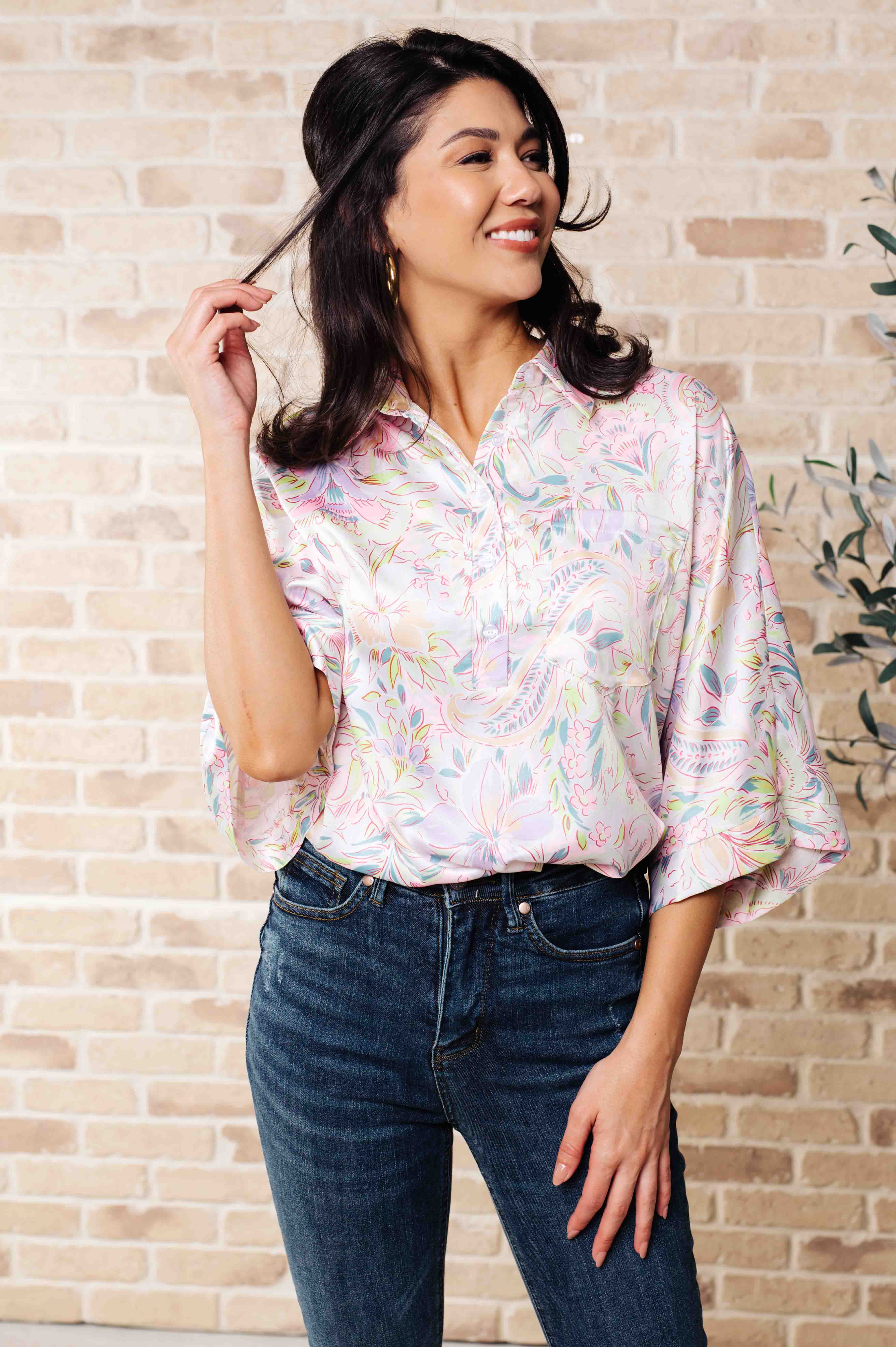 Blissful Botanicals Blouse Tops Ave Shops   