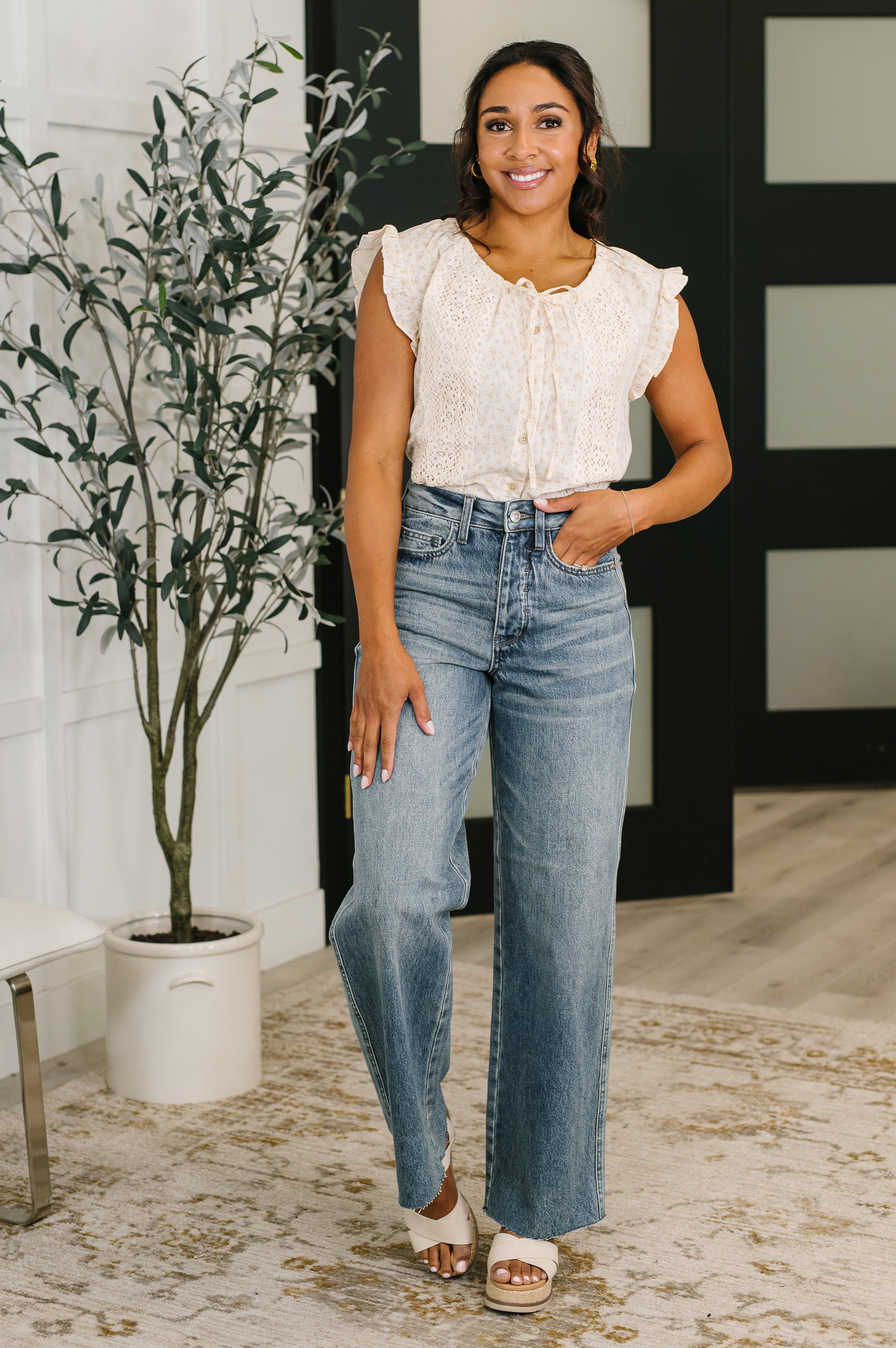 Judy Blue Ciera High Waist Rigid Magic Wihelmina Baggy