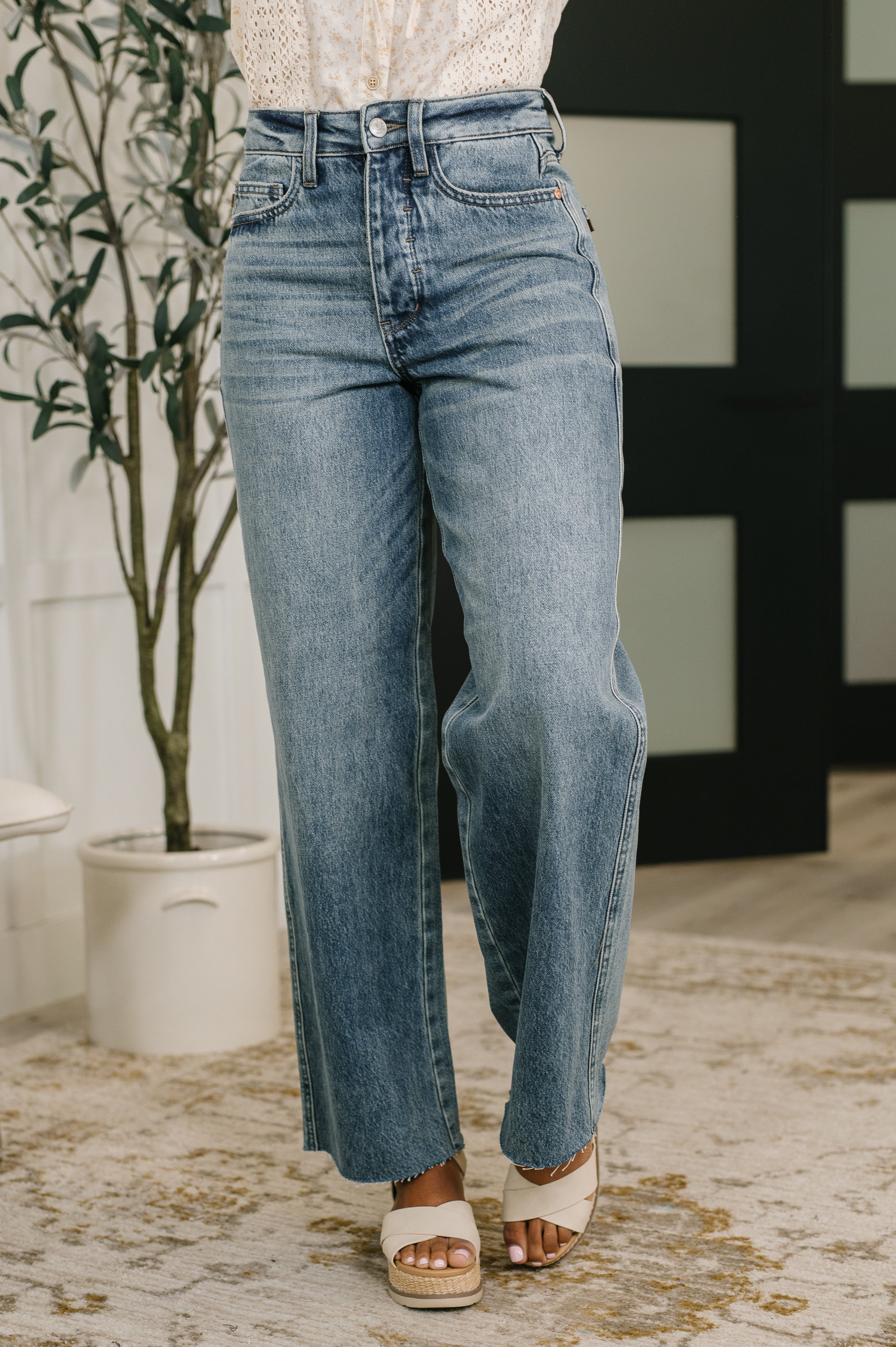 Judy Blue Ciera High Waist Rigid Magic Wihelmina Baggy