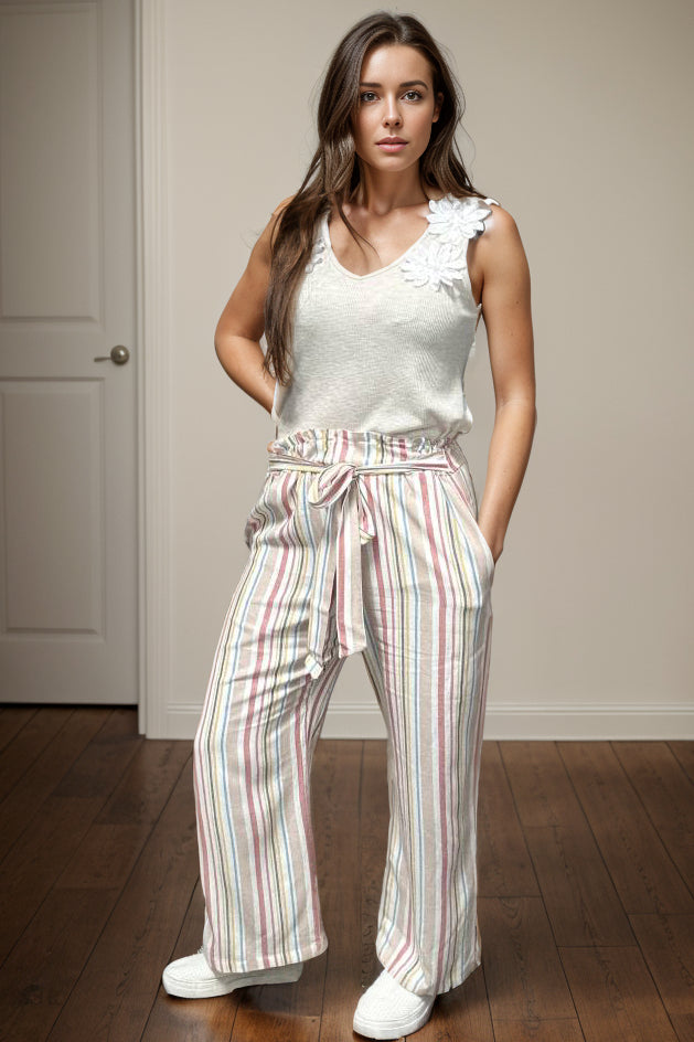Cool It - Striped Culottes  Boutique Simplified   
