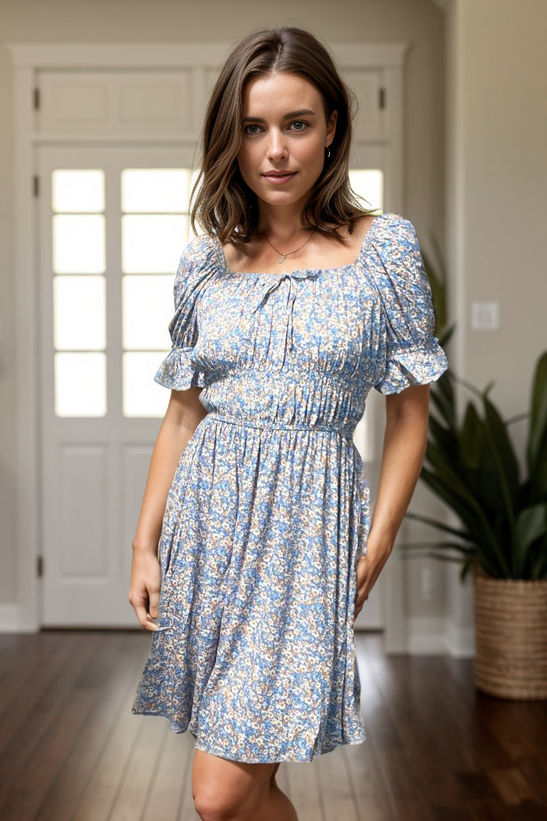 Country Fair - Blue Dress  OOTD Boutique Simplified   