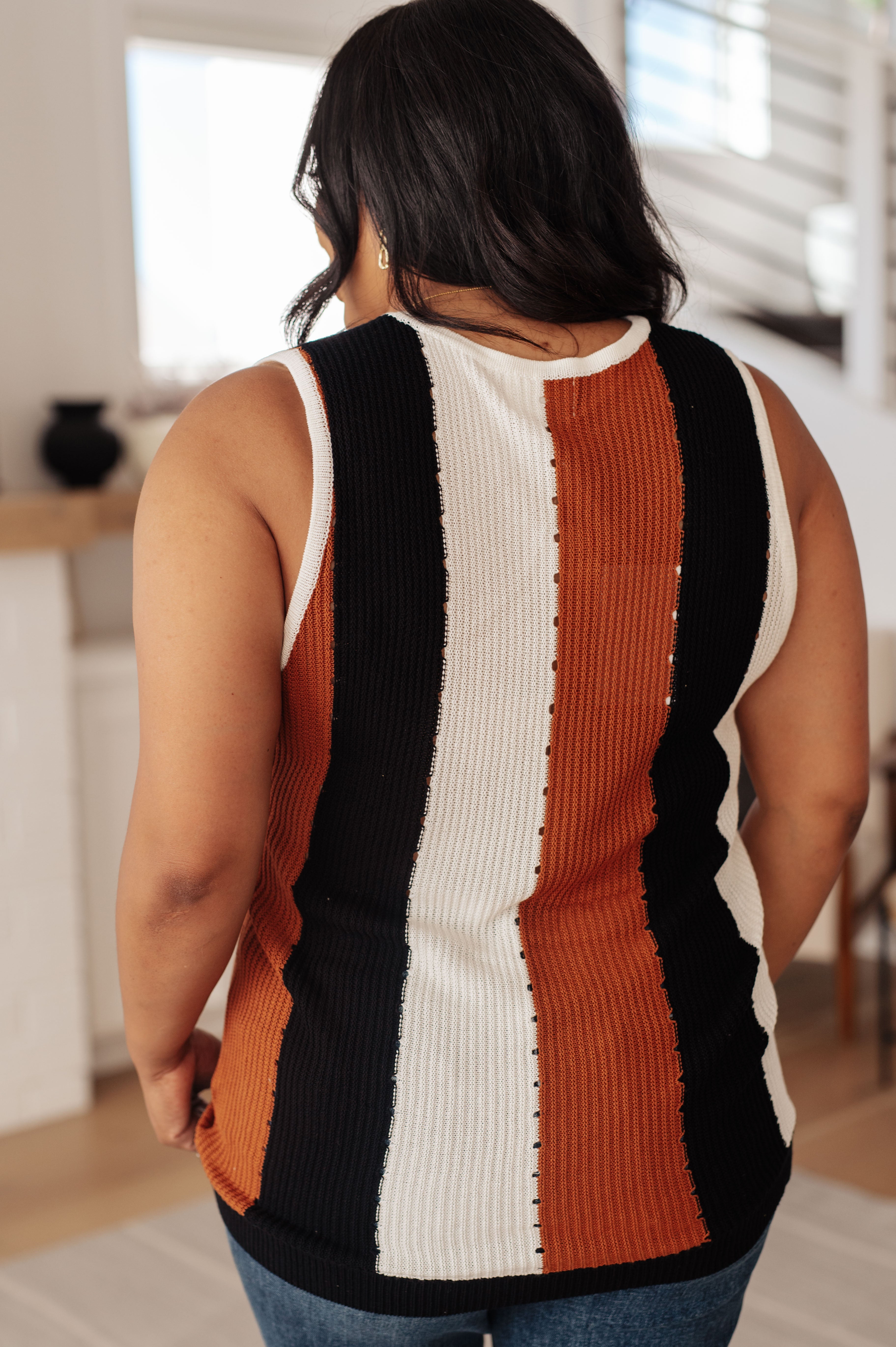 Decidedly Undecided Knit Striped Tank Tops Ave Shops   