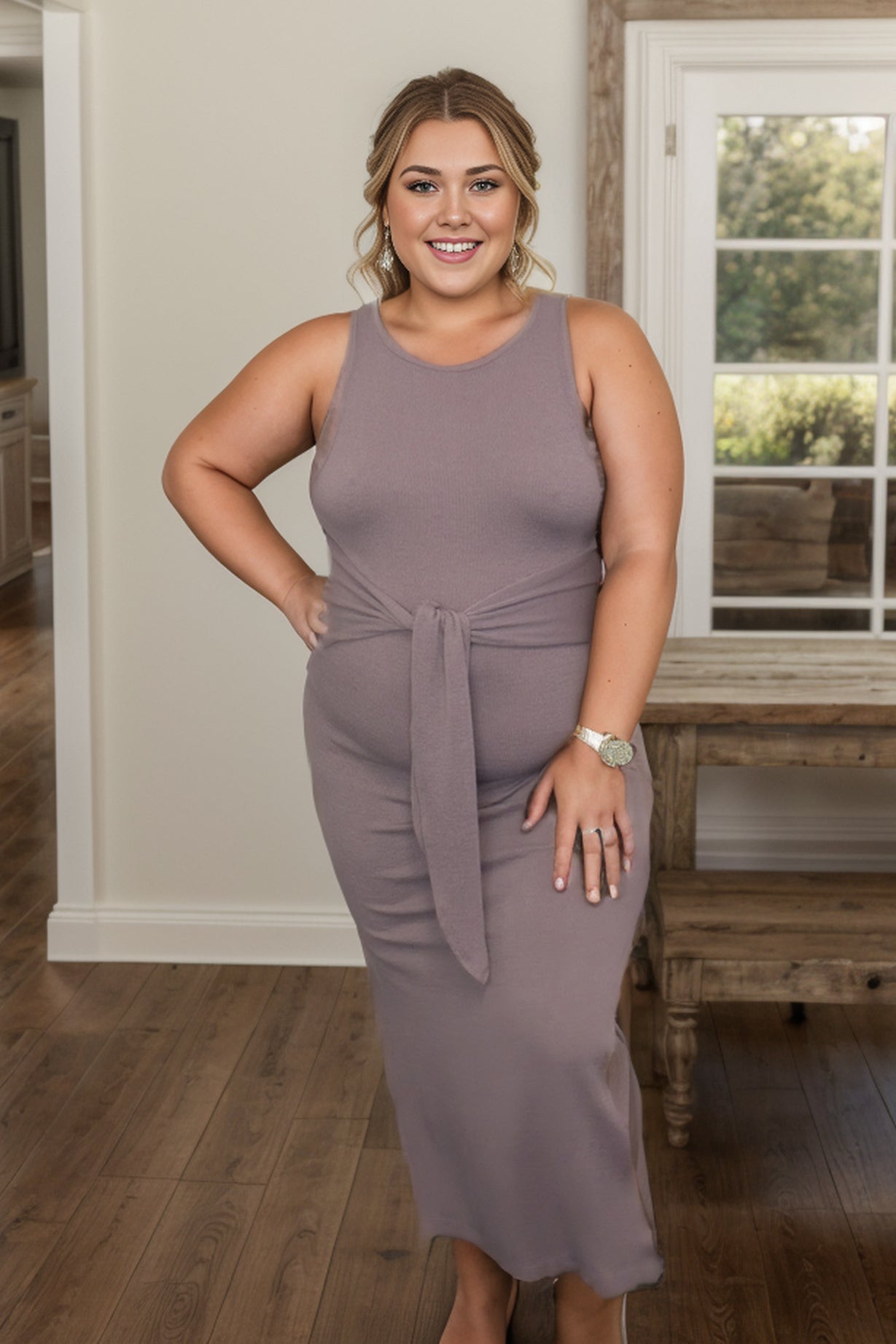 Embrace Your Beauty - Mauve Dress  Boutique Simplified   