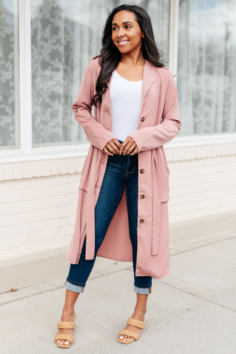 First Day Of Spring Jacket in Dusty Mauve Womens Ave Shops   