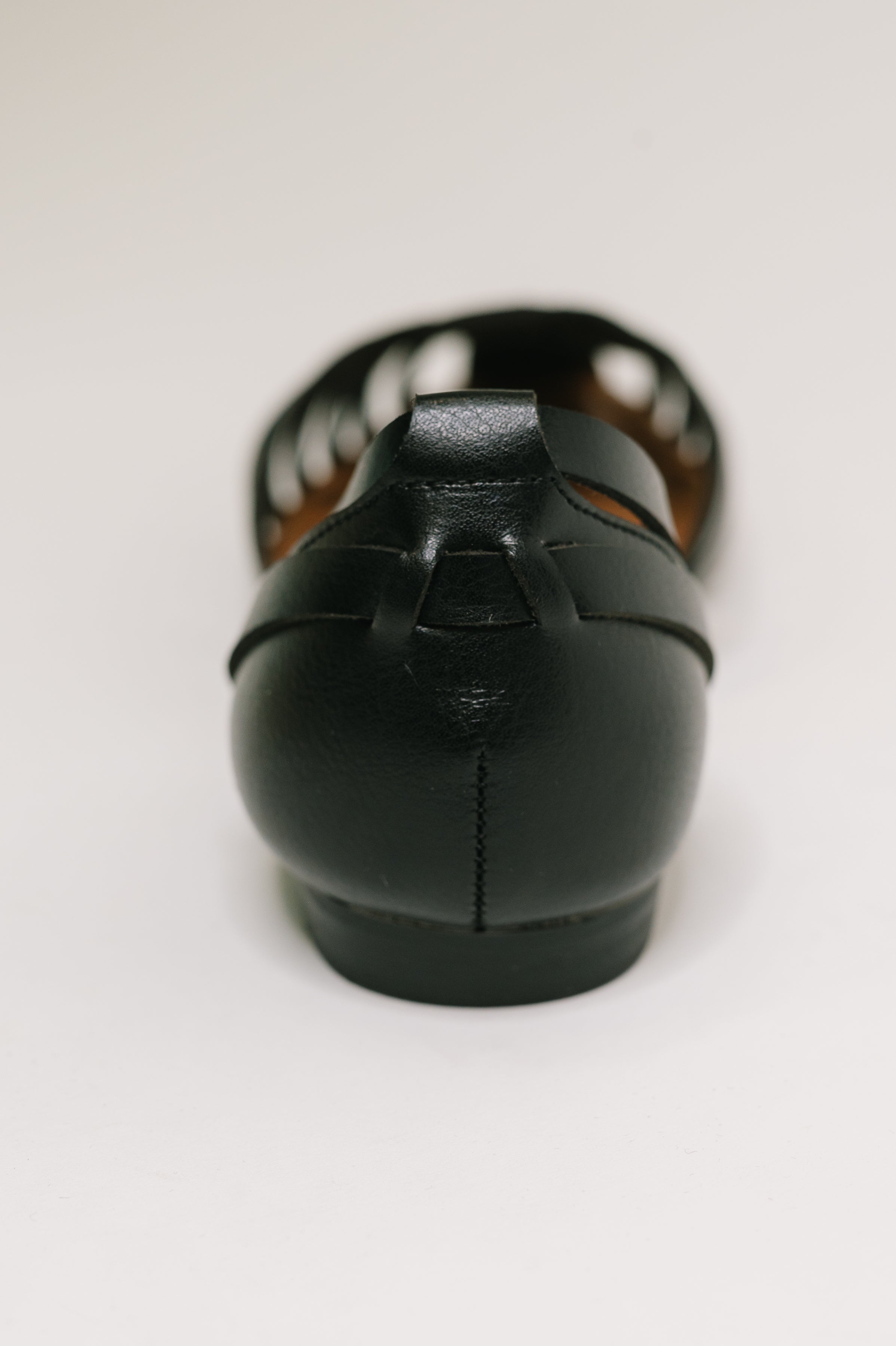 Gulla Woven Slip On Flats in Black