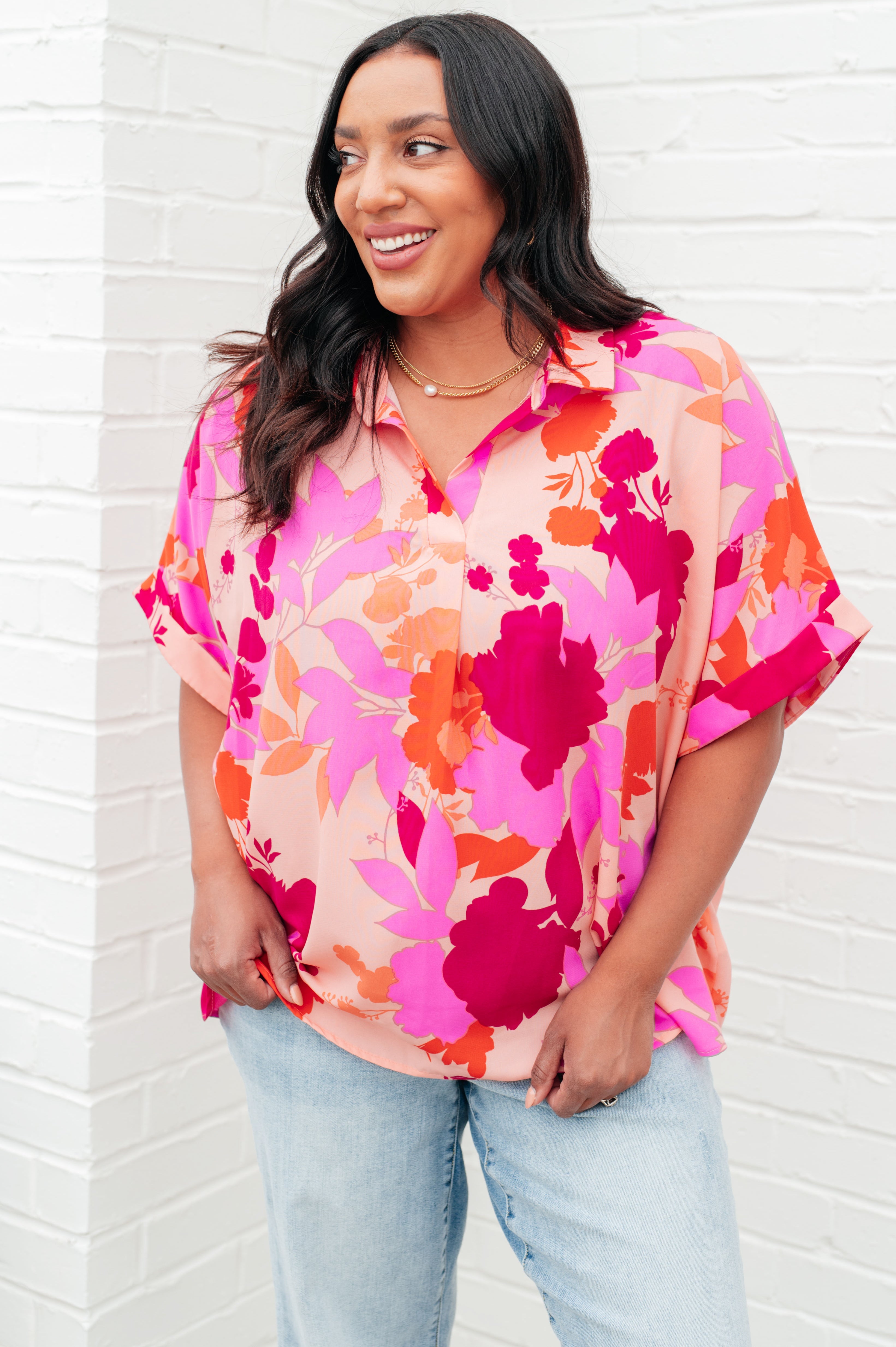 Hazy Cosmic Jive Relaxed Blouse Tops Ave Shops   