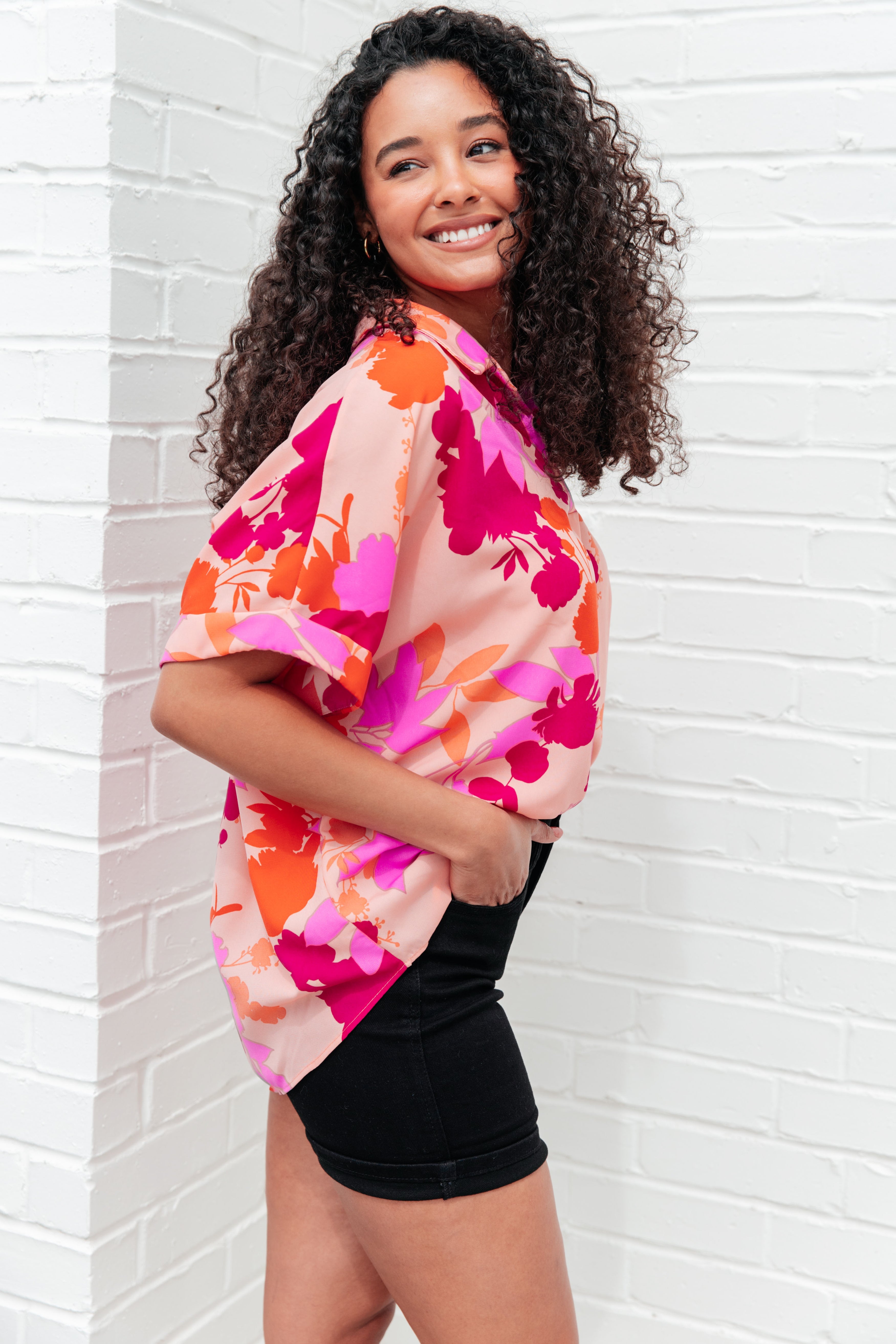 Hazy Cosmic Jive Relaxed Blouse Tops Ave Shops   