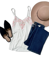 Added Touch - White Lace Cami  OOTD Boutique Simplified   