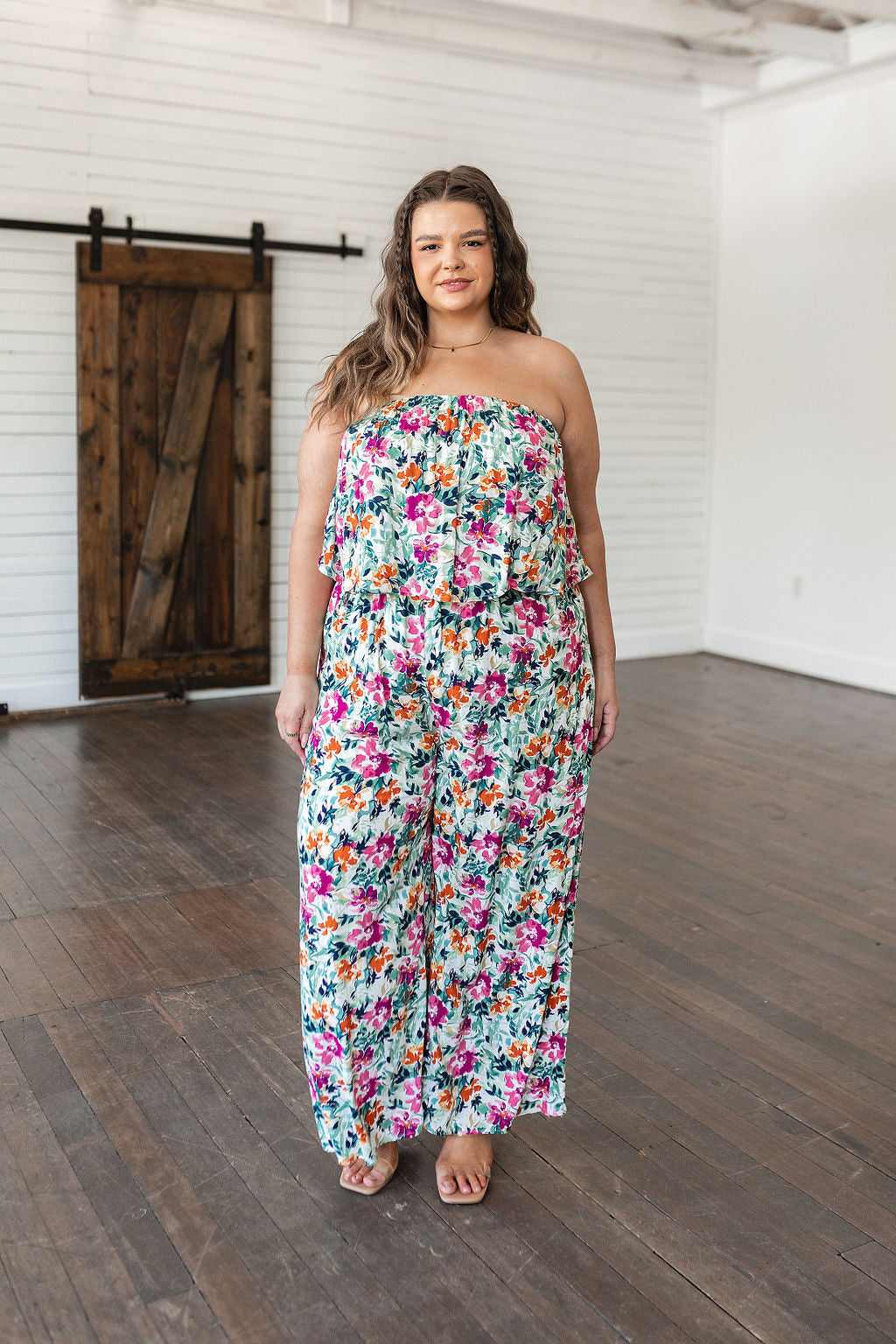 Life of the Party Floral Jumpsuit in Green Jumpsuits & Rompers Ave Shops   