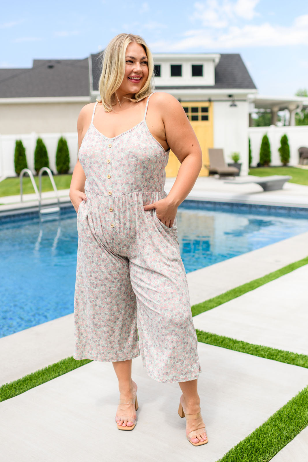 Lucky In Love Floral Jumpsuit Jumpsuits & Rompers Ave Shops   