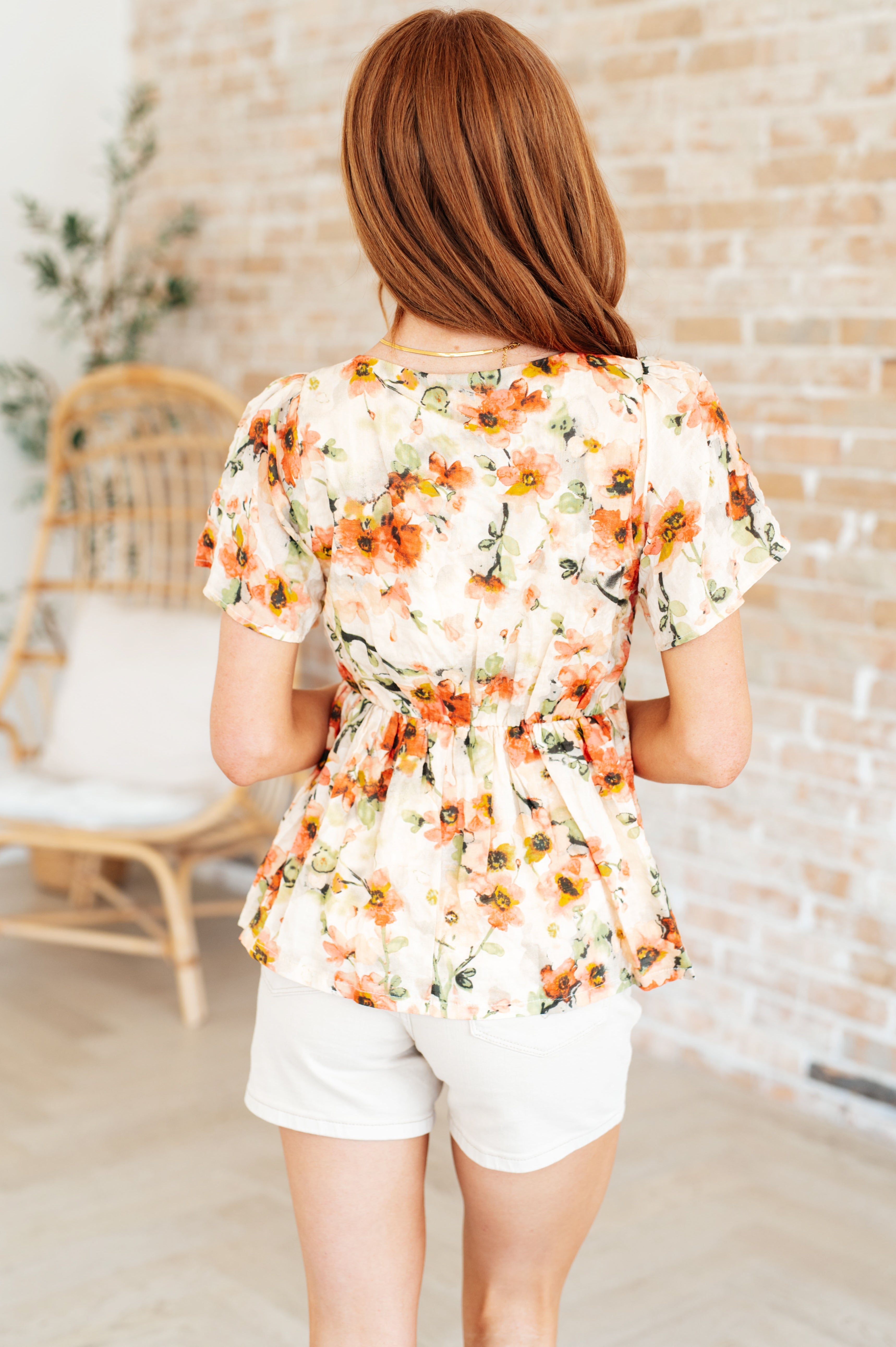 Magic Dance Square Neck Floral Blouse Tops Ave Shops   