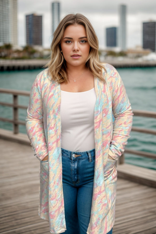 Marbled Bliss - Cardigan  Boutique Simplified   