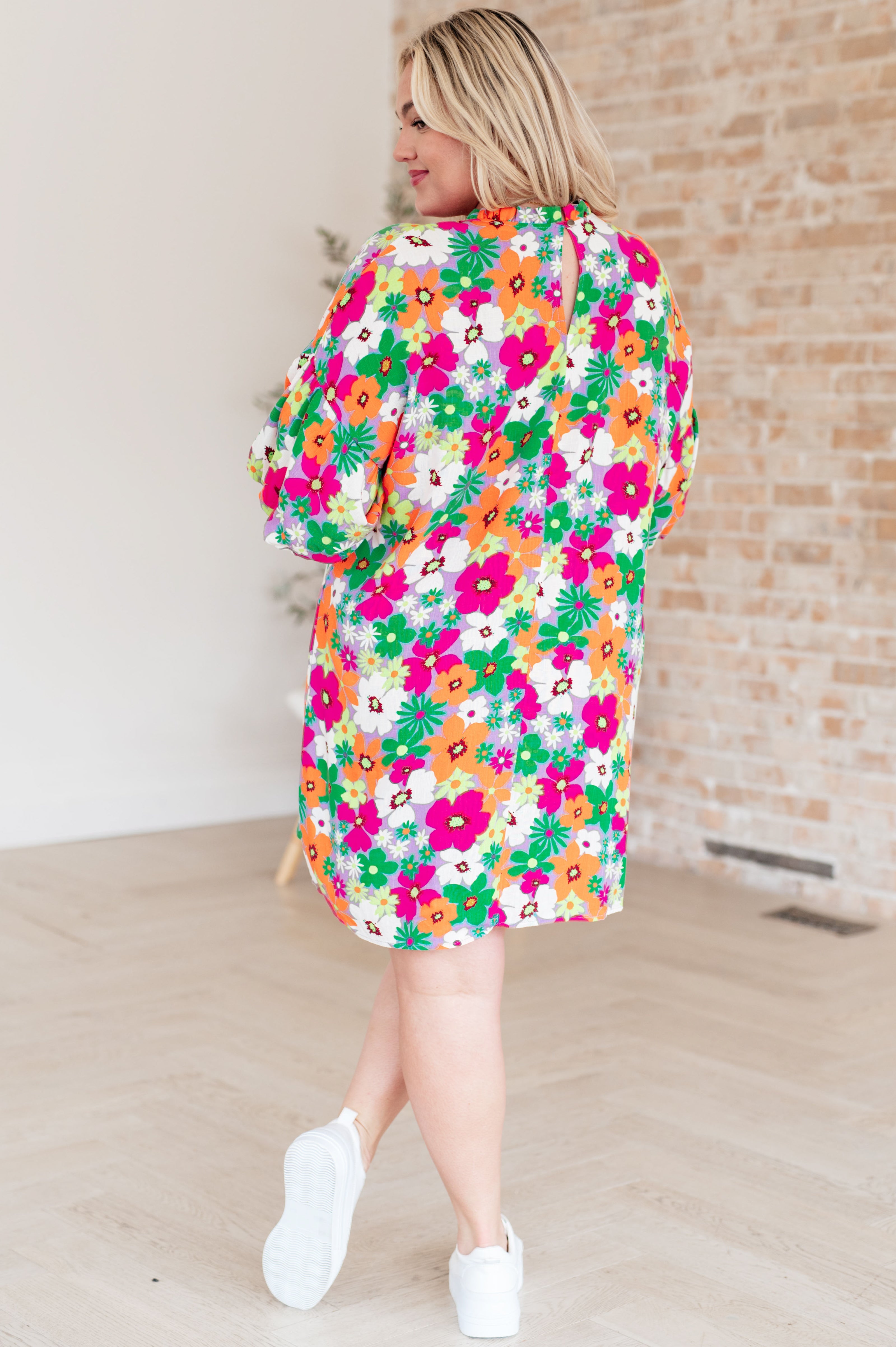 No Garden, No Problem Bubble Sleeve Dress Womens Ave Shops   