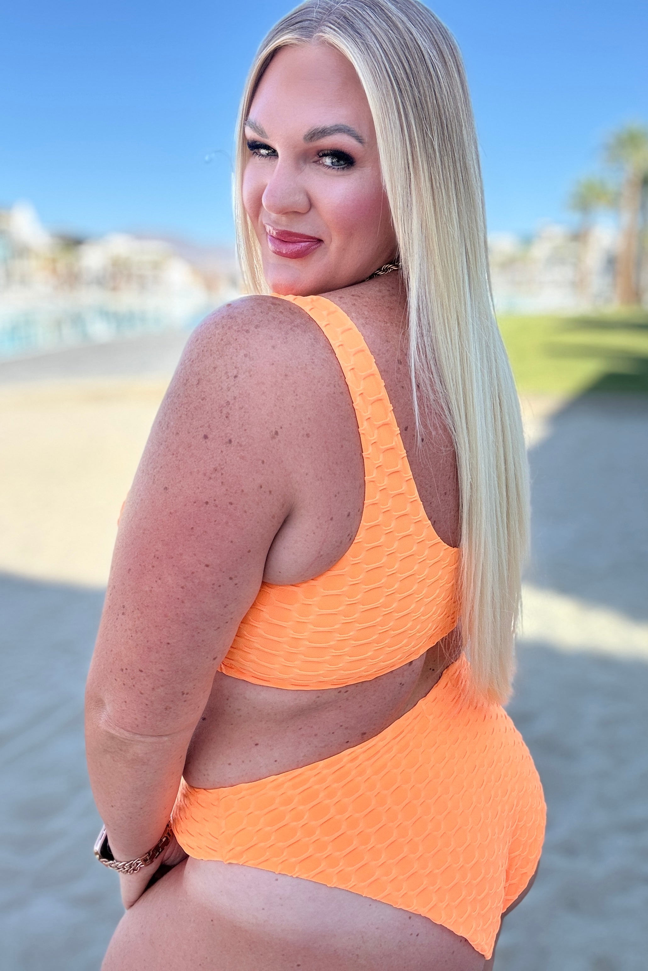 Oh So Orange Swim Bottoms Swimwear Ave Shops   