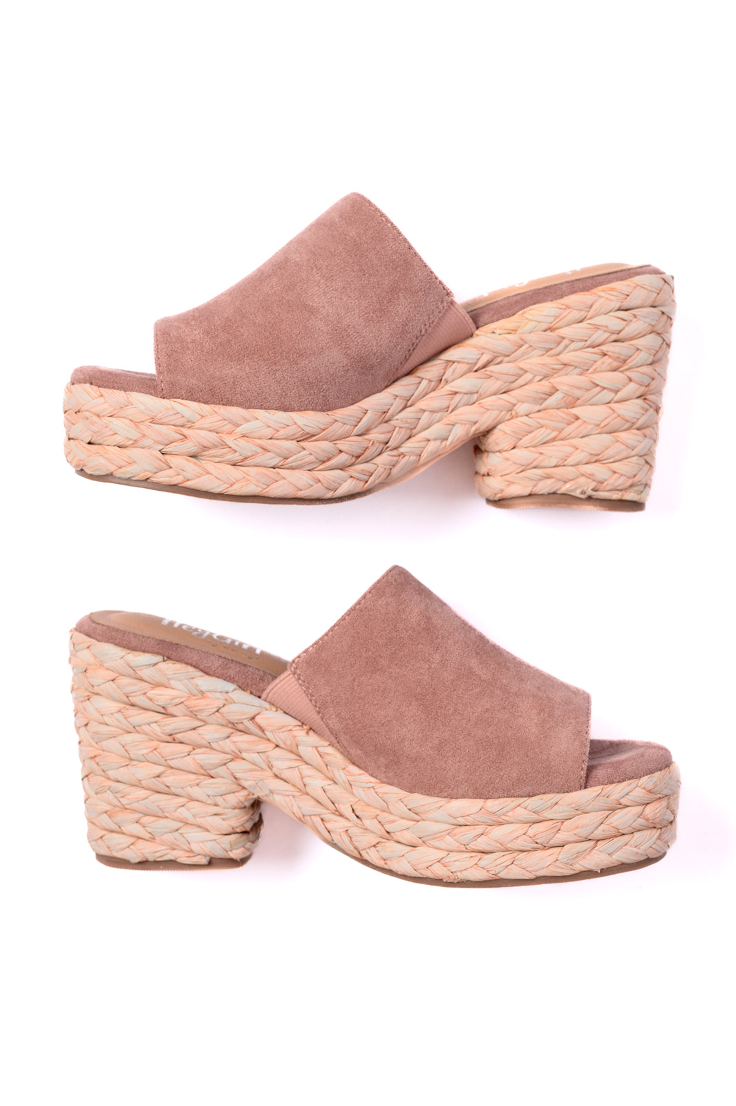 Solstice Espadrille Wedge in Blush Womens Ave Shops   