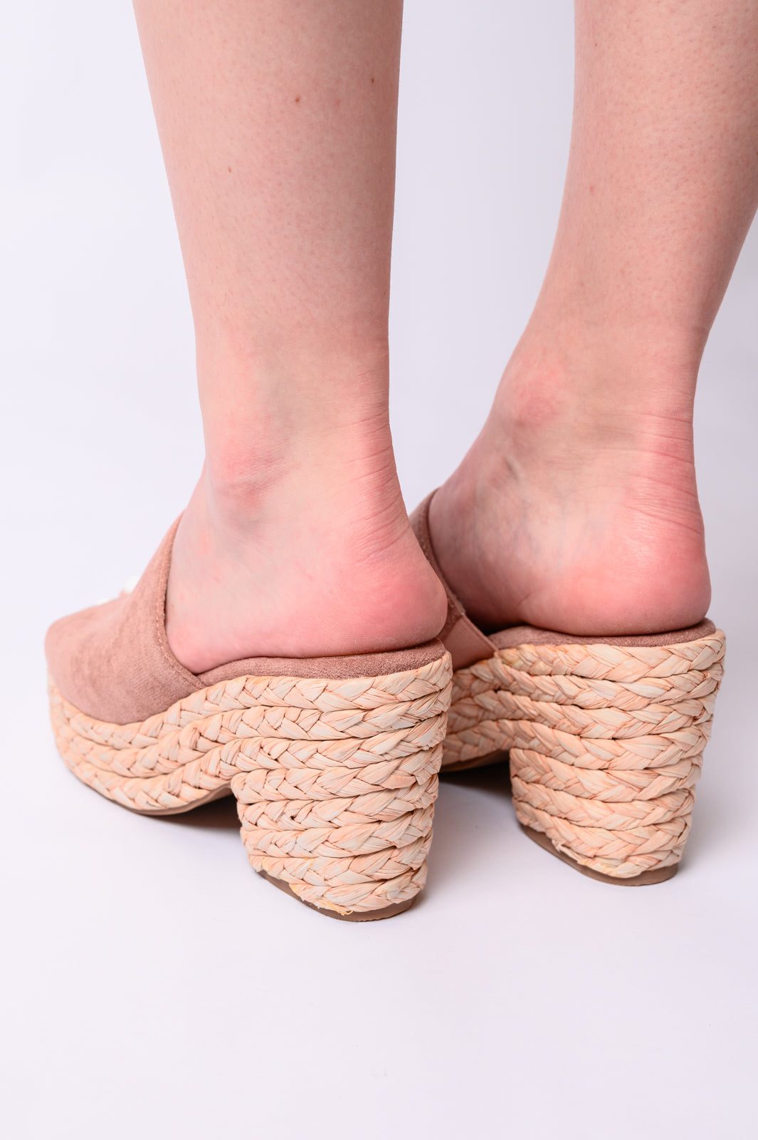 Solstice Espadrille Wedge in Blush Womens Ave Shops   