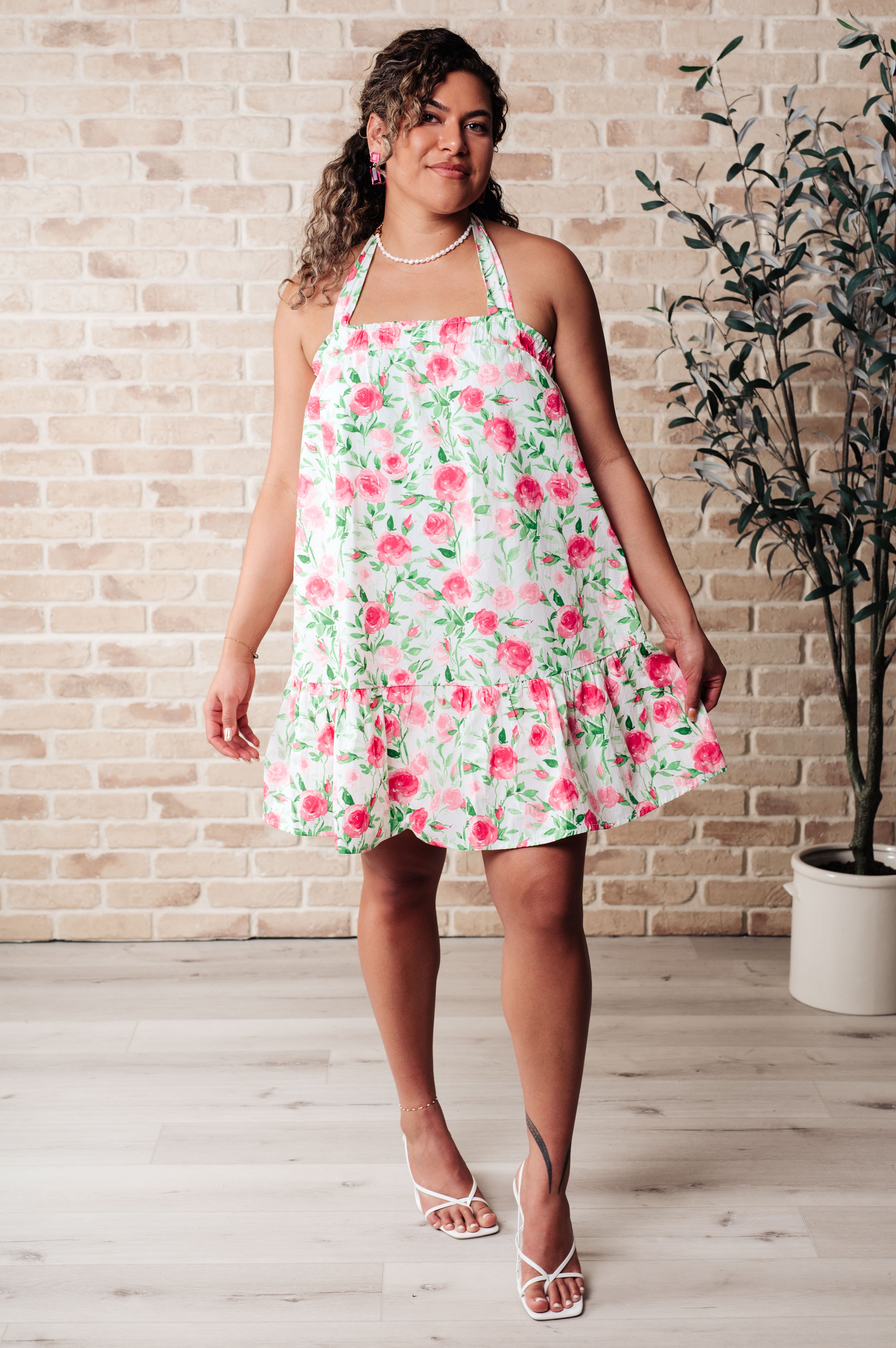 Soul Tied Floral Dress in Pink Dresses Ave Shops   