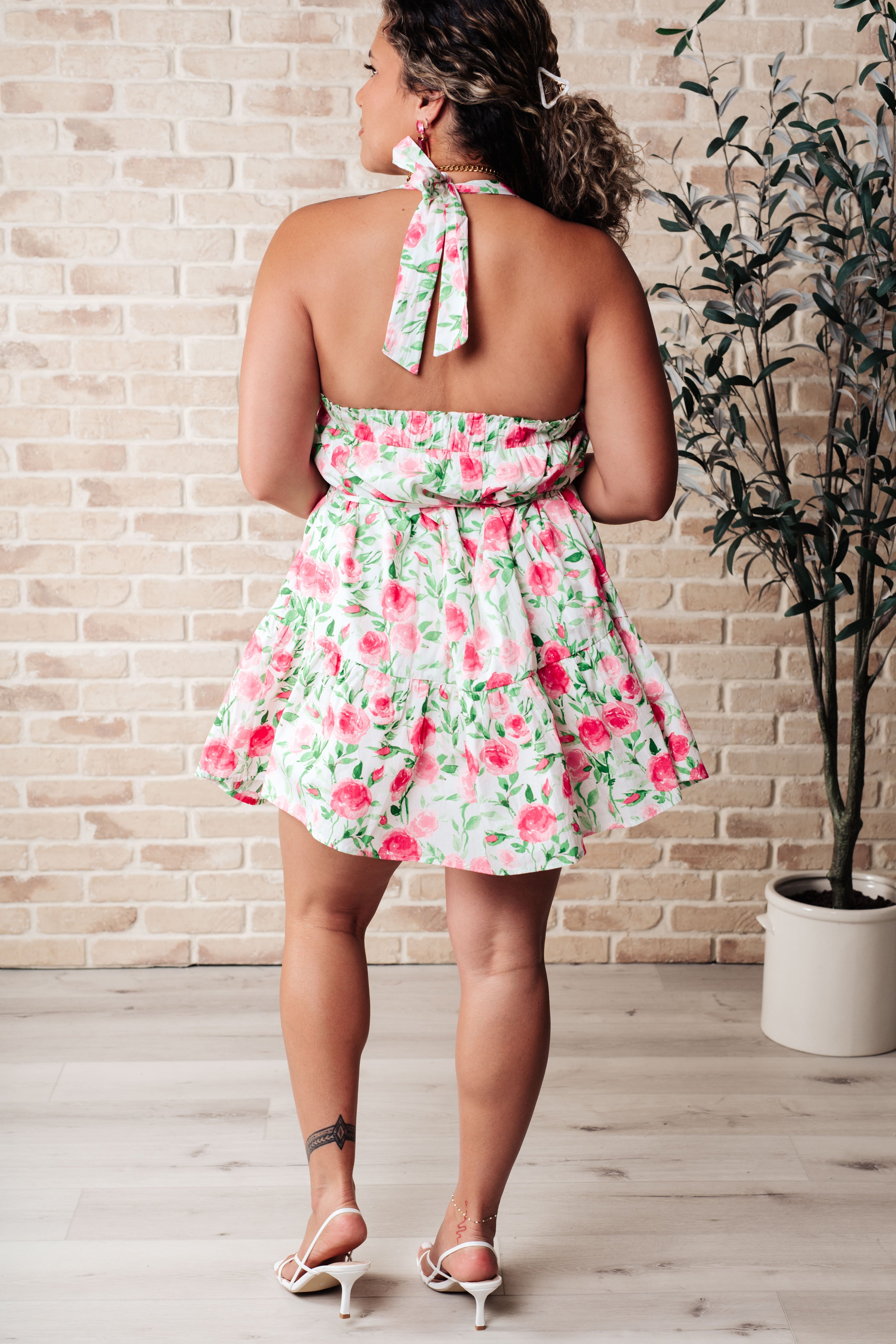 Soul Tied Floral Dress in Pink Dresses Ave Shops   