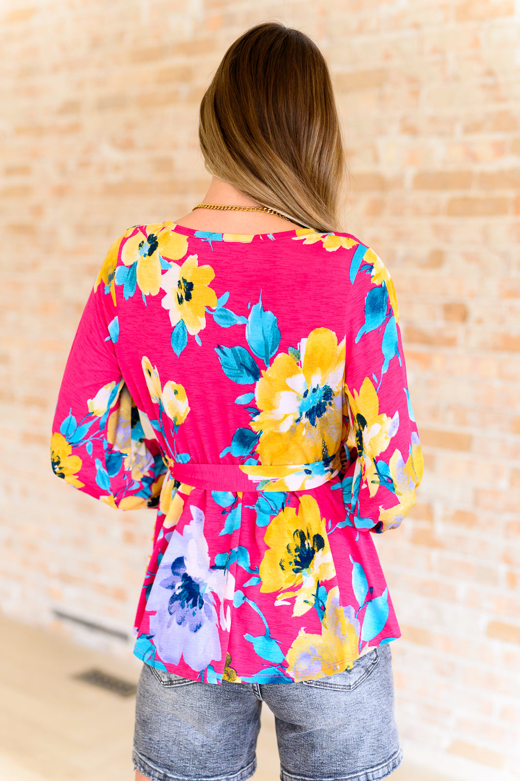 Spring to Be Sprung V-Neck Floral Blouse Tops Ave Shops   