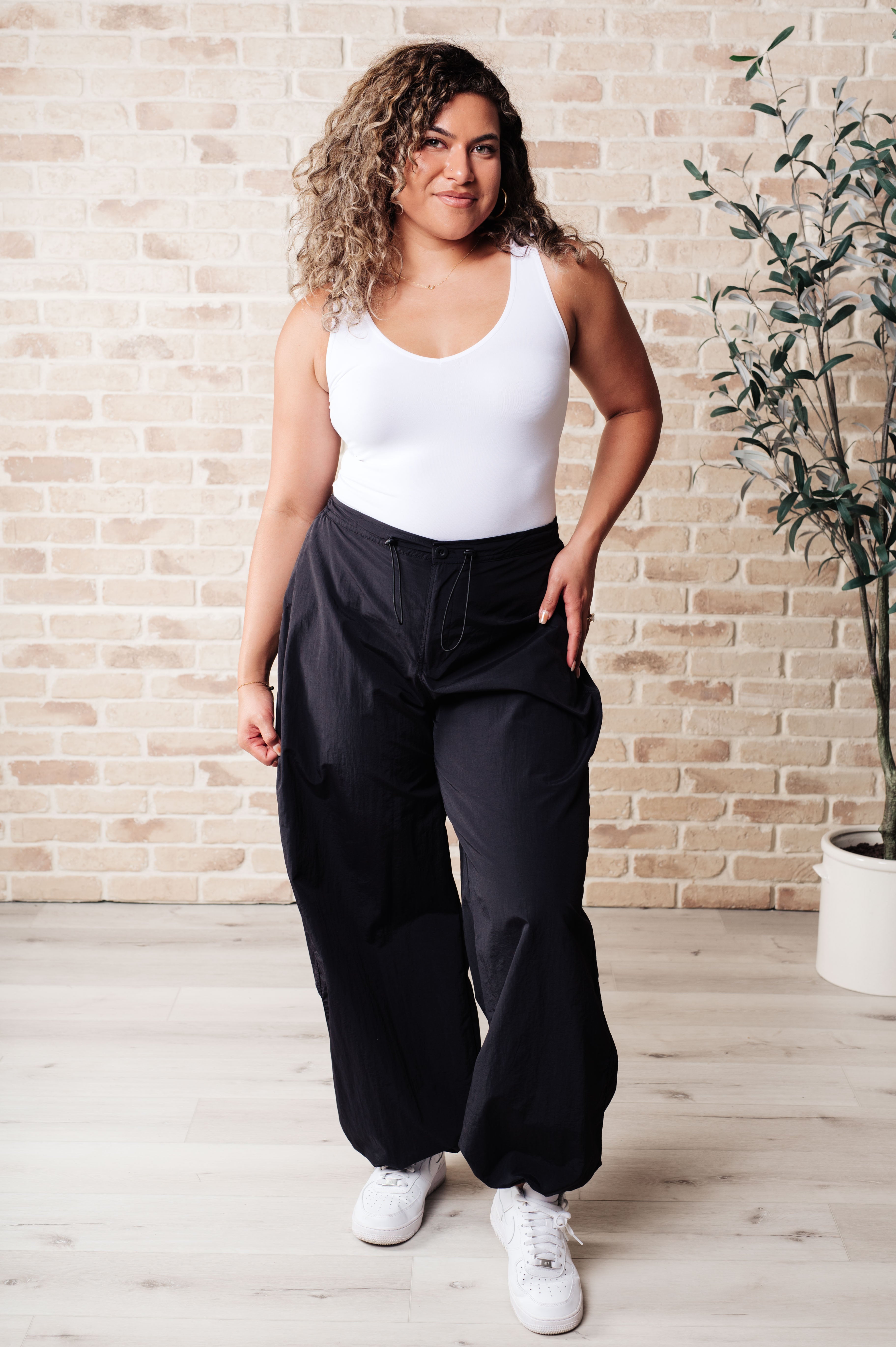 Step Up Joggers in Black Athleisure Ave Shops   