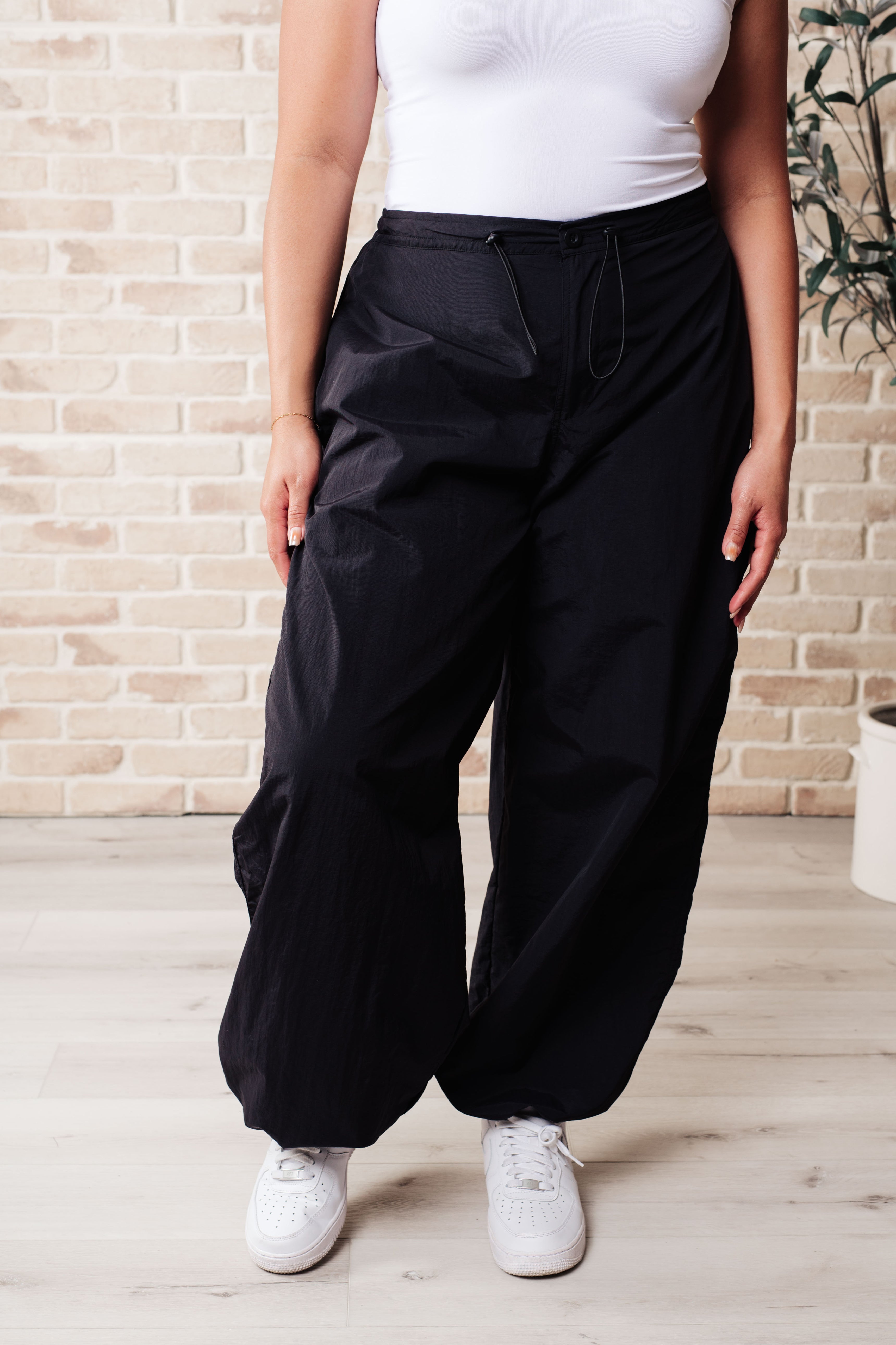 Step Up Joggers in Black Athleisure Ave Shops   