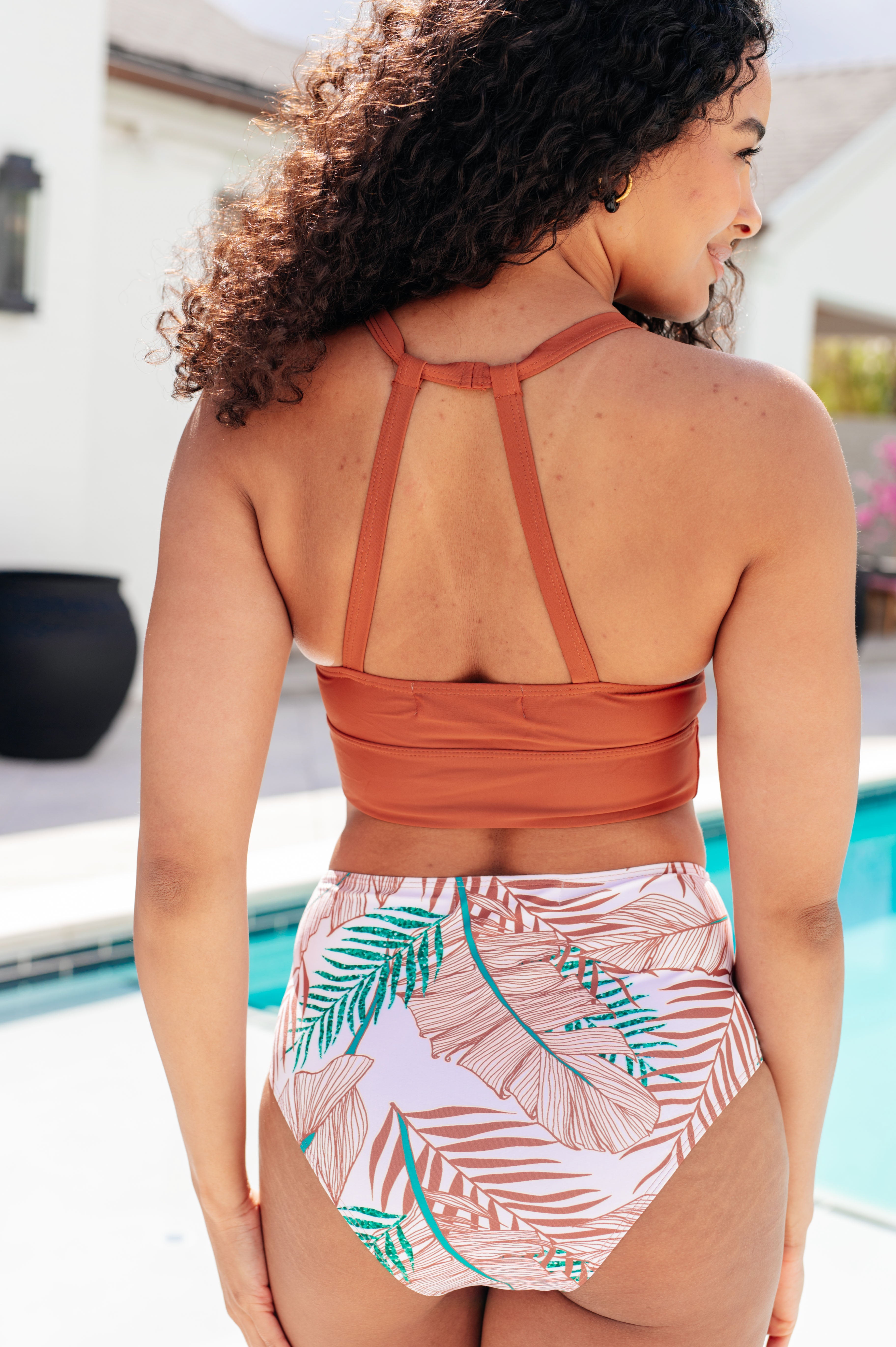 Tahiti Tropical Print Swim Bottoms Swimwear Ave Shops   