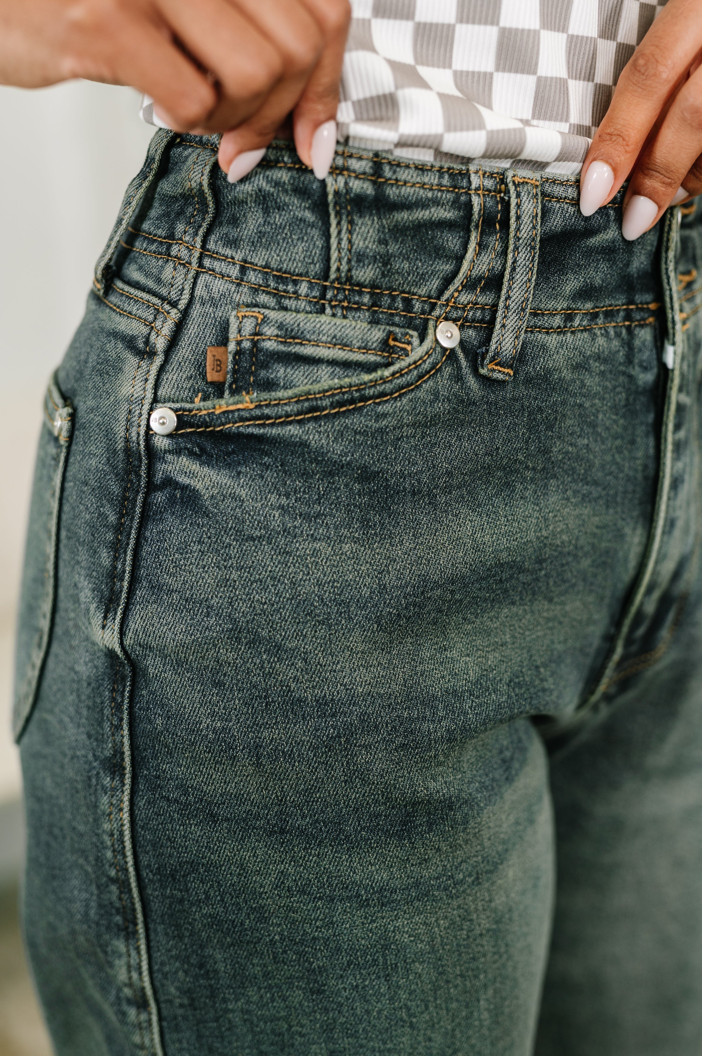 Judy Blue Teressa High Waist Marlow Jean with Hollywood Waist