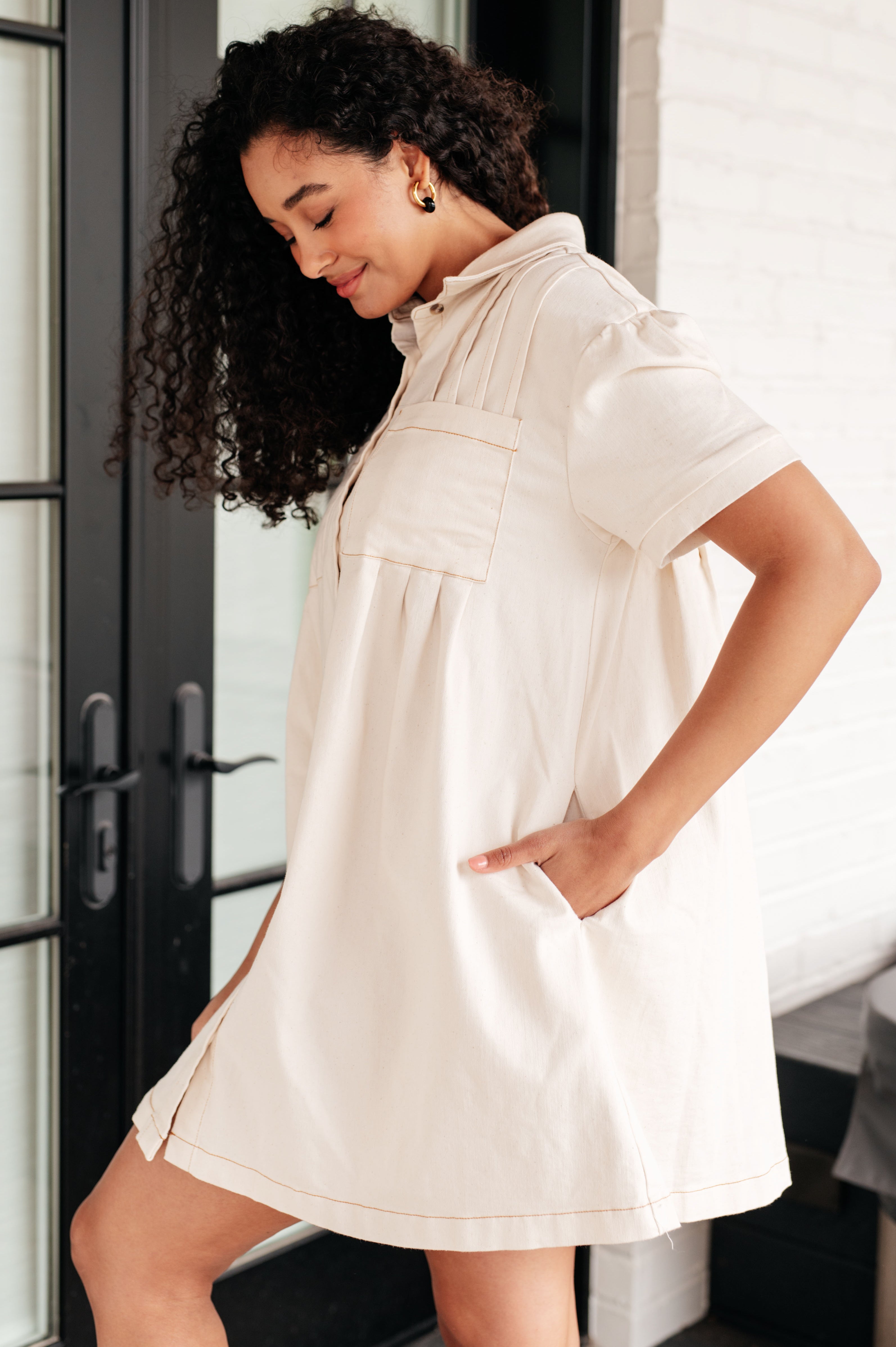 Tortured Poet Dress in Cream Dresses Ave Shops   