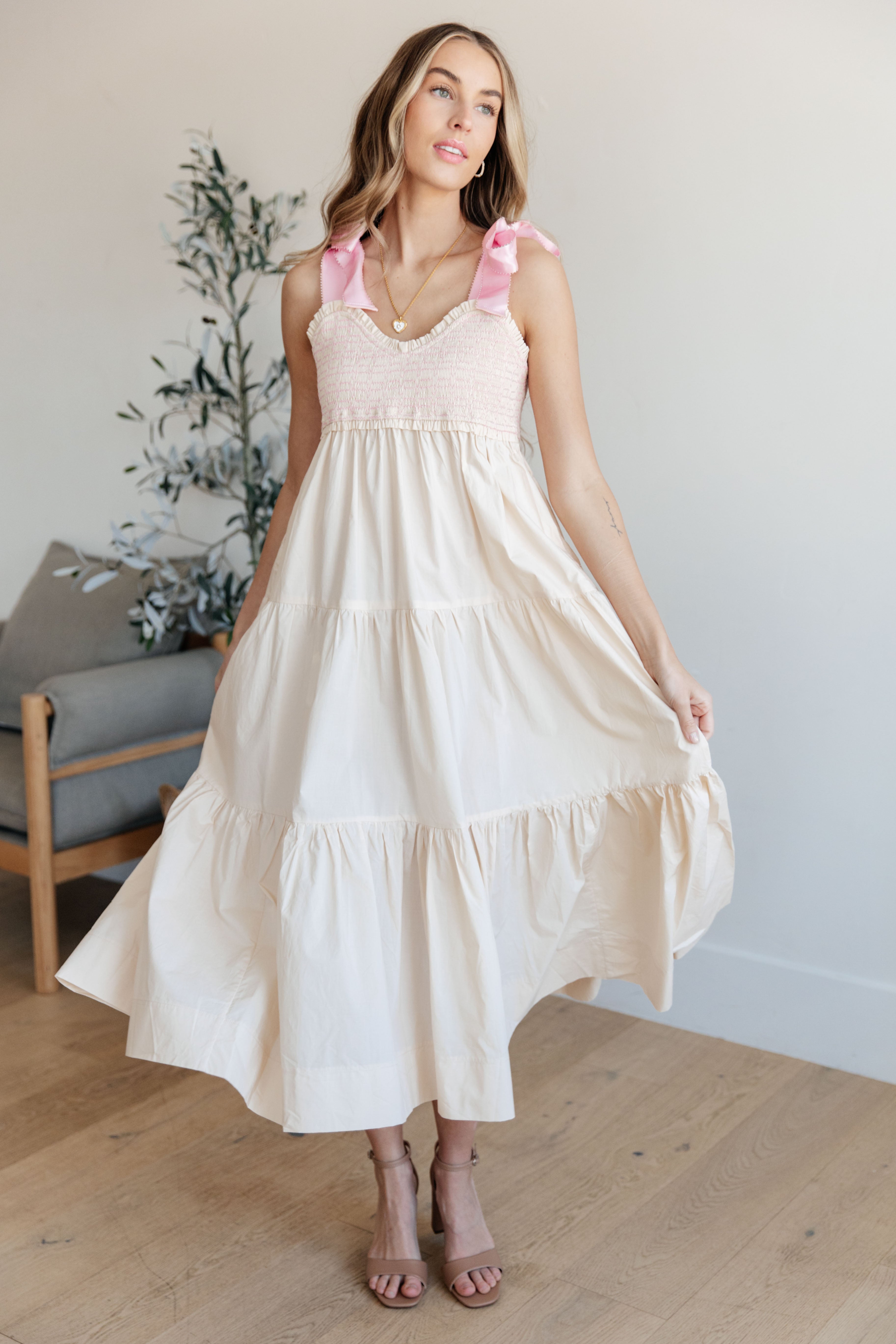 Truly Scrumptious Tiered Dress Womens Ave Shops   