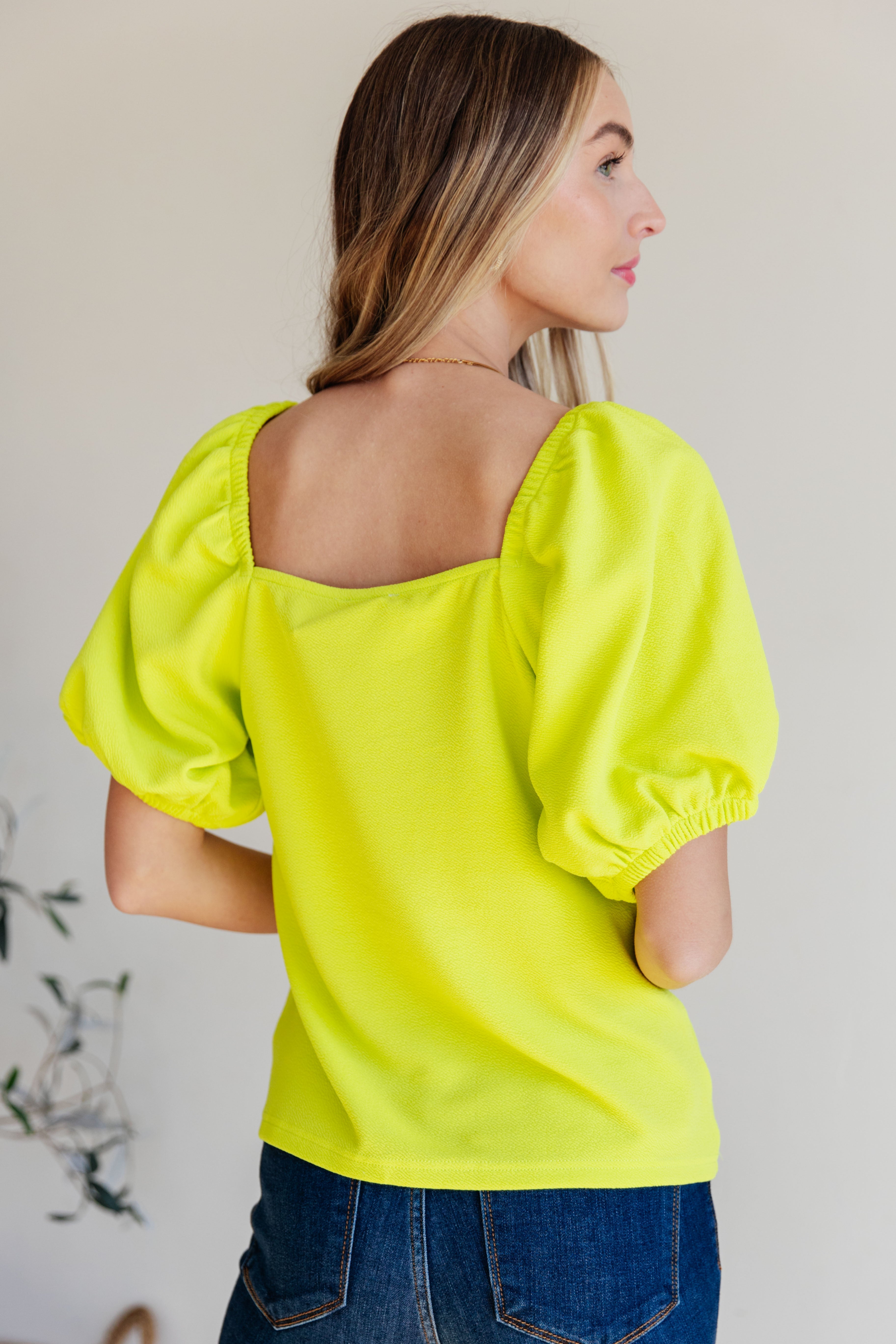 Try Me Balloon Sleeve Blouse Womens Ave Shops   