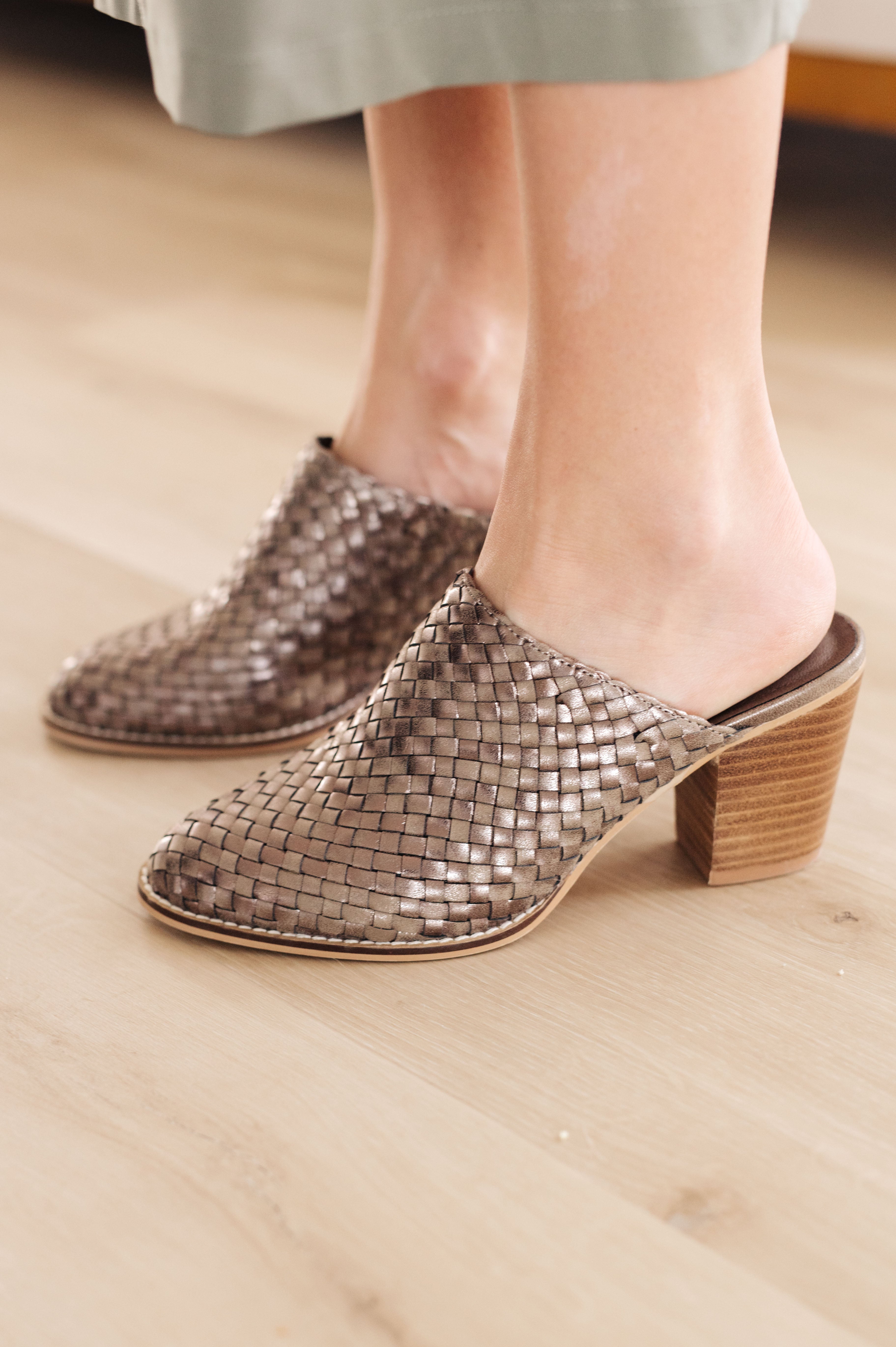 Walk With Me Woven Mules Womens Ave Shops   